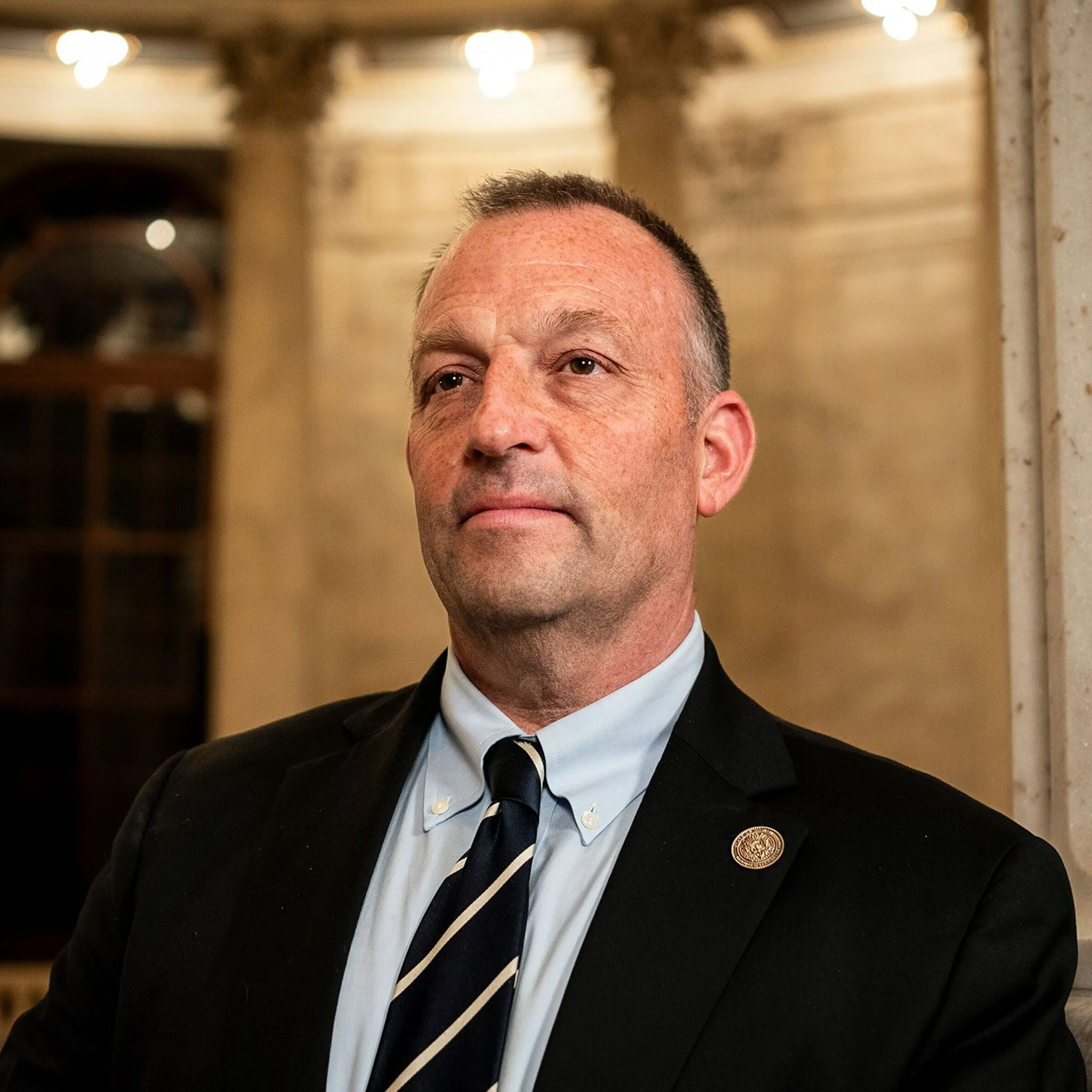 Gov. Josh Green of Hawaii at the U.S. Capitol in Washington, Jan. 8, 2025. (Haiyun Jiang/The New York Times)