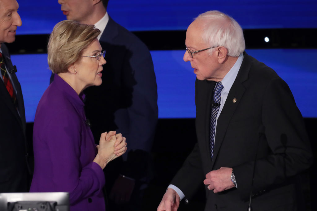 Democratic Presidential Candidates Participate In Presidential Primary Debate In Des Moines, Iowa
