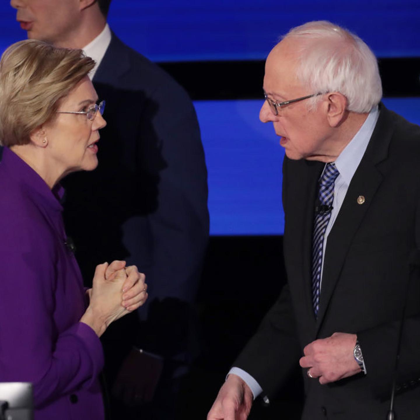 Democratic Presidential Candidates Participate In Presidential Primary Debate In Des Moines, Iowa