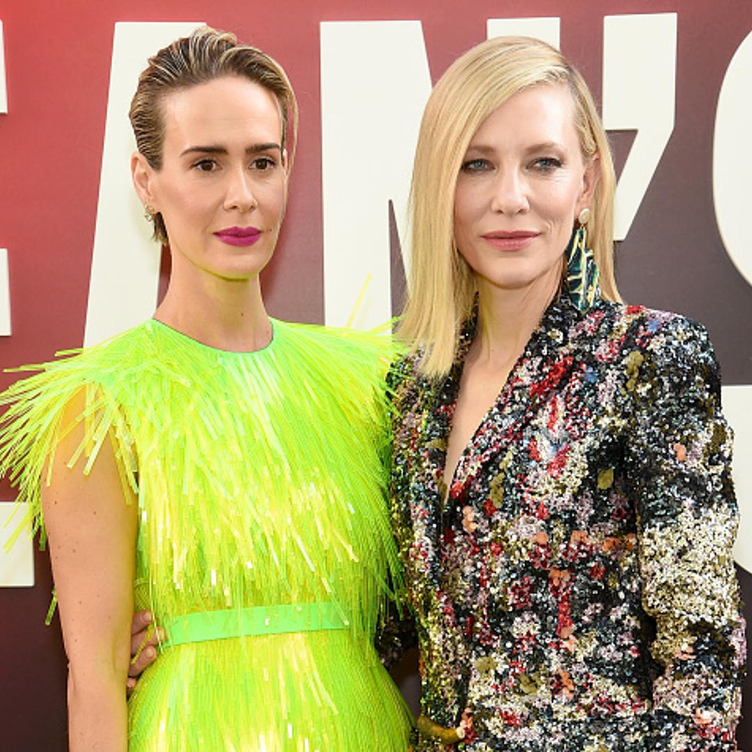 Sarah Paulson and Cate Blanchett attend the 'Ocean's 8' World Premiere