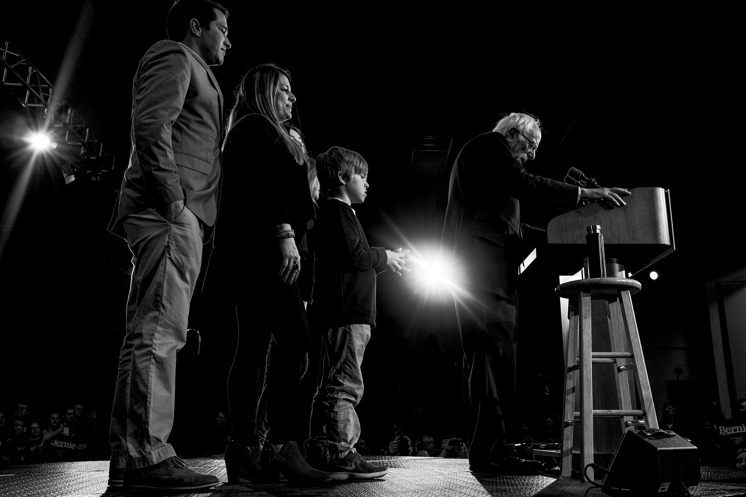Sen. Bernie Sanders Hosts Watch Party On Night Of Iowa Caucus