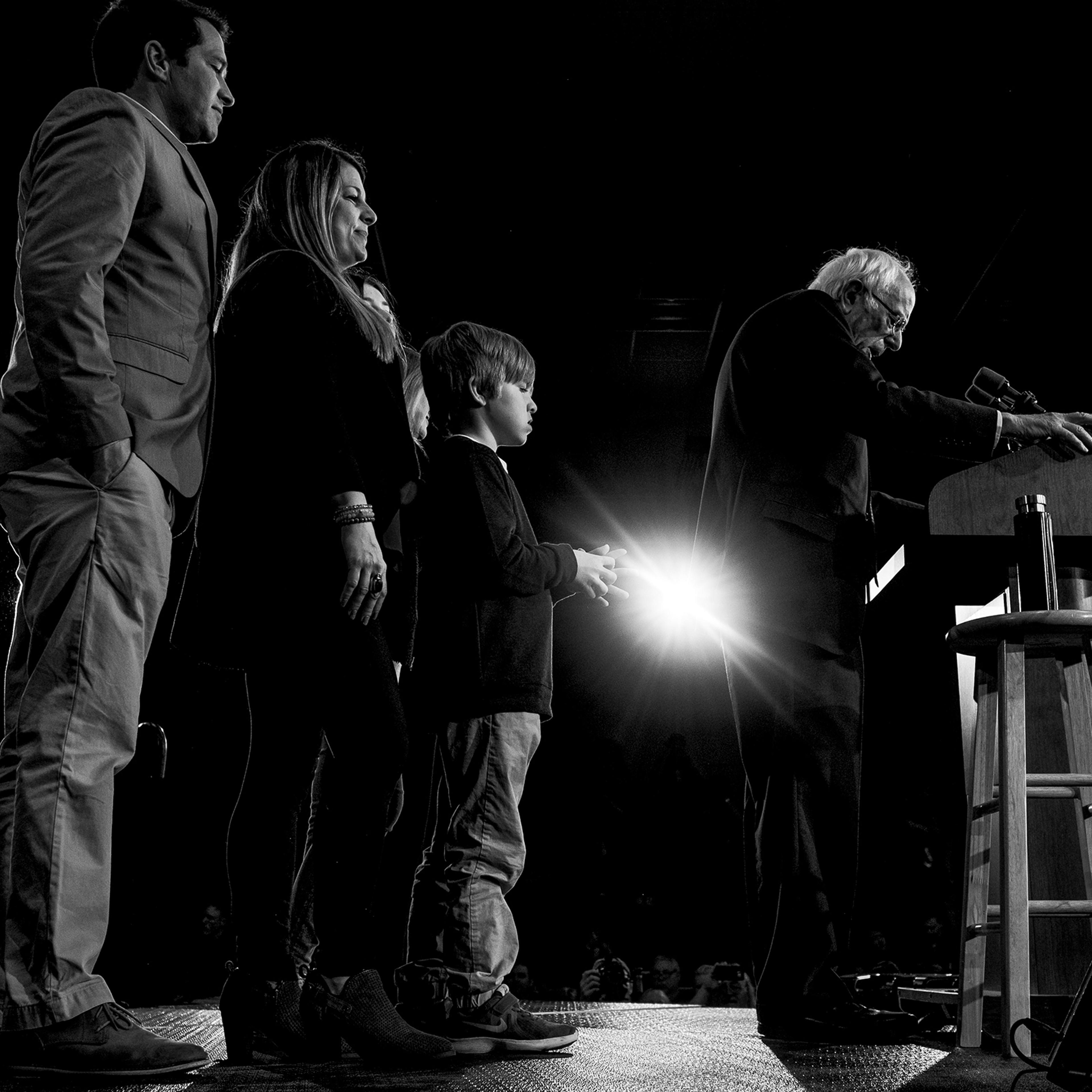 Sen. Bernie Sanders Hosts Watch Party On Night Of Iowa Caucus