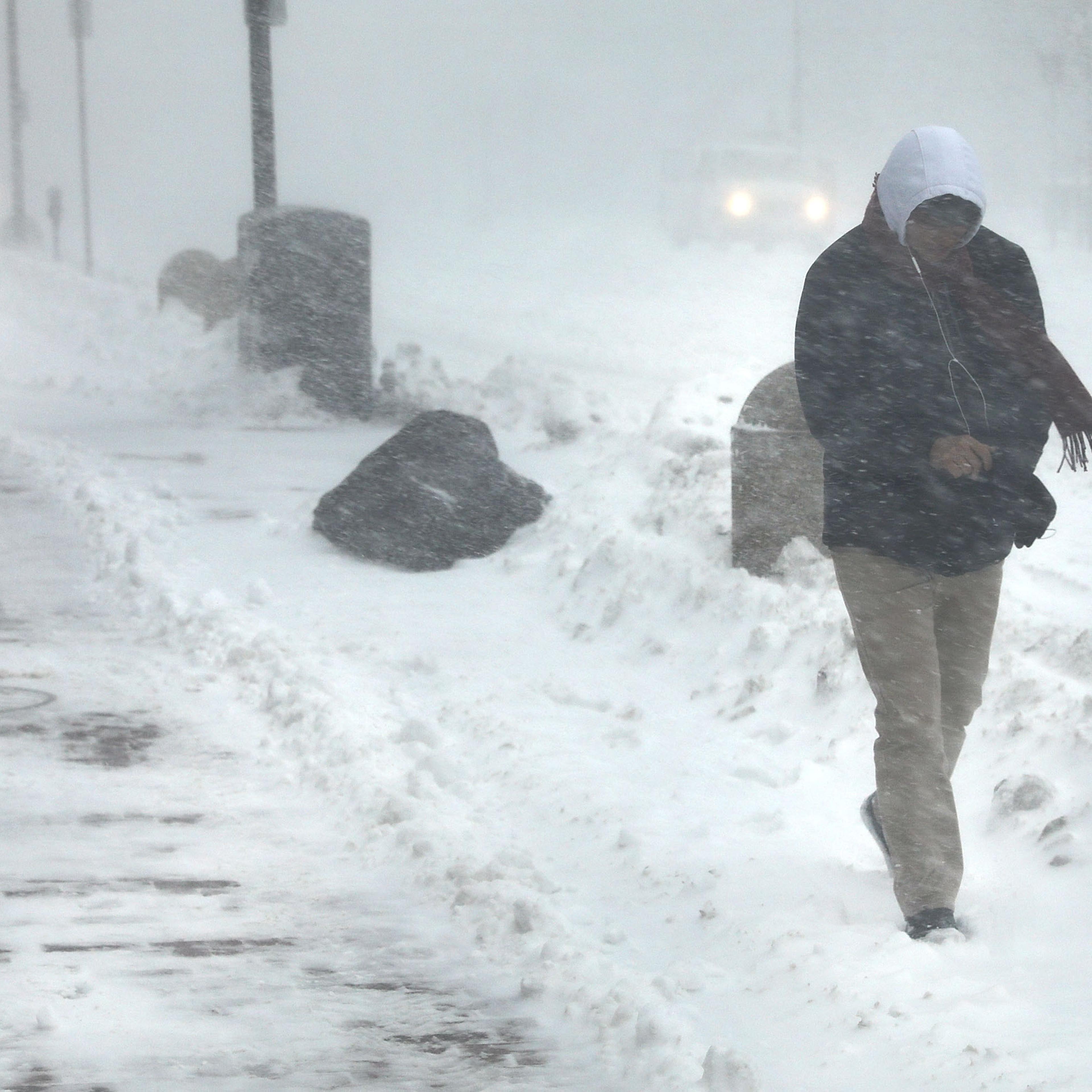 Massive Winter Storm Brings Snow And Heavy Winds Across Large Swath Of Eastern Seaboard