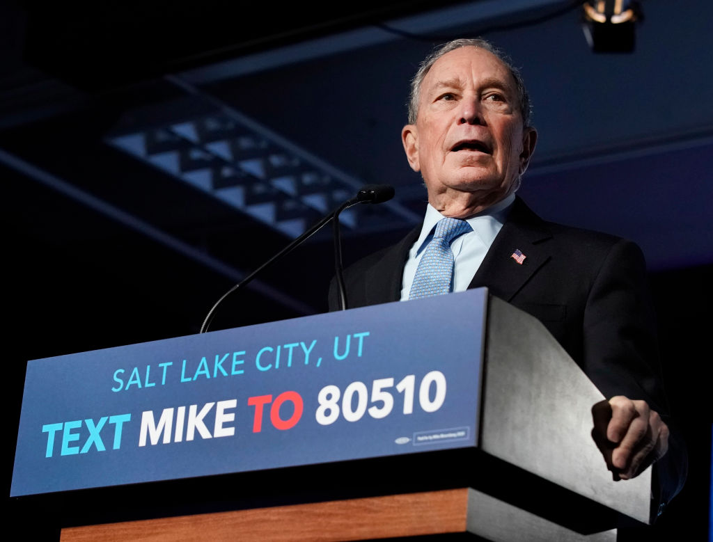 Presidential Candidate Mike Bloomberg Holds Campaign Rally In Salt Lake City