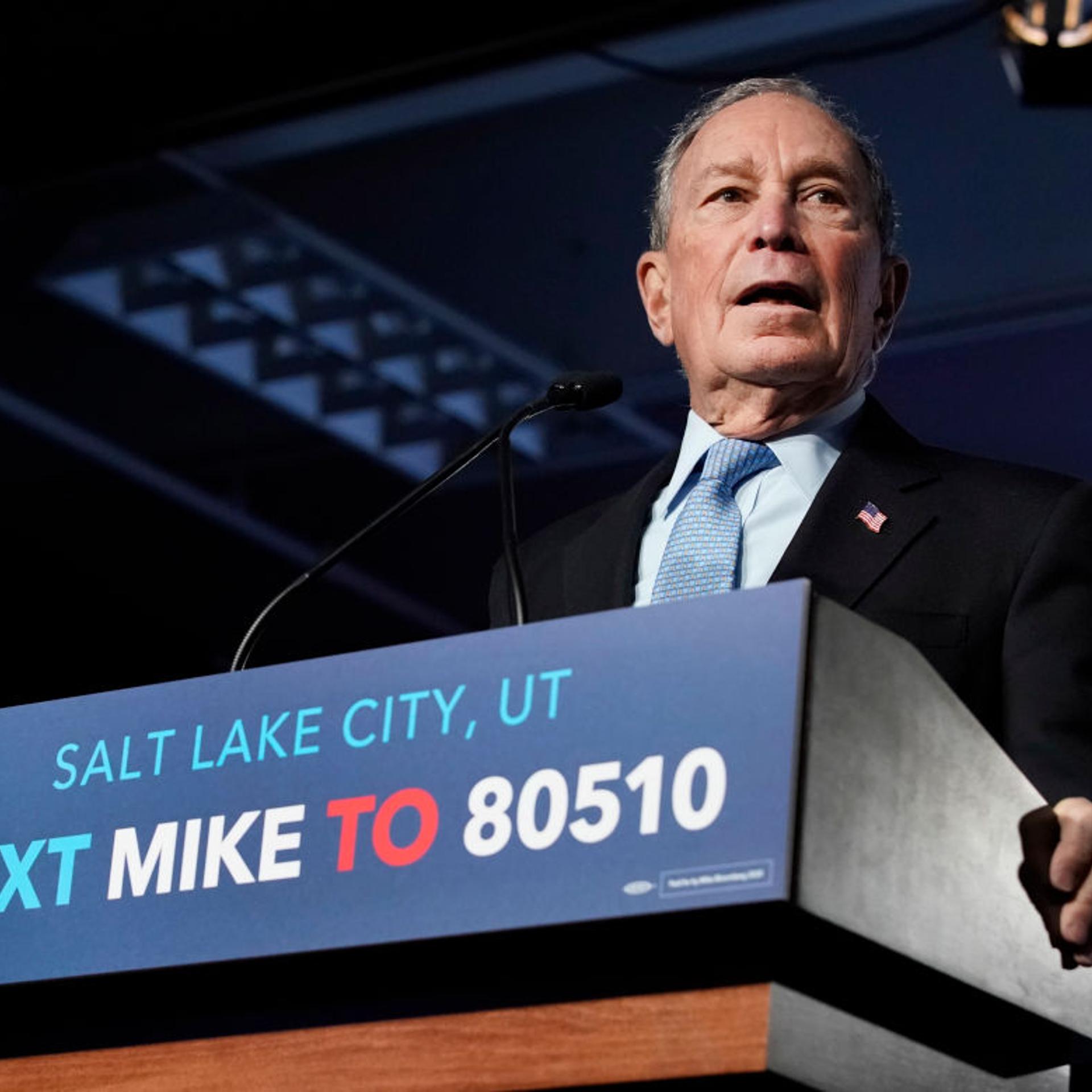 Presidential Candidate Mike Bloomberg Holds Campaign Rally In Salt Lake City