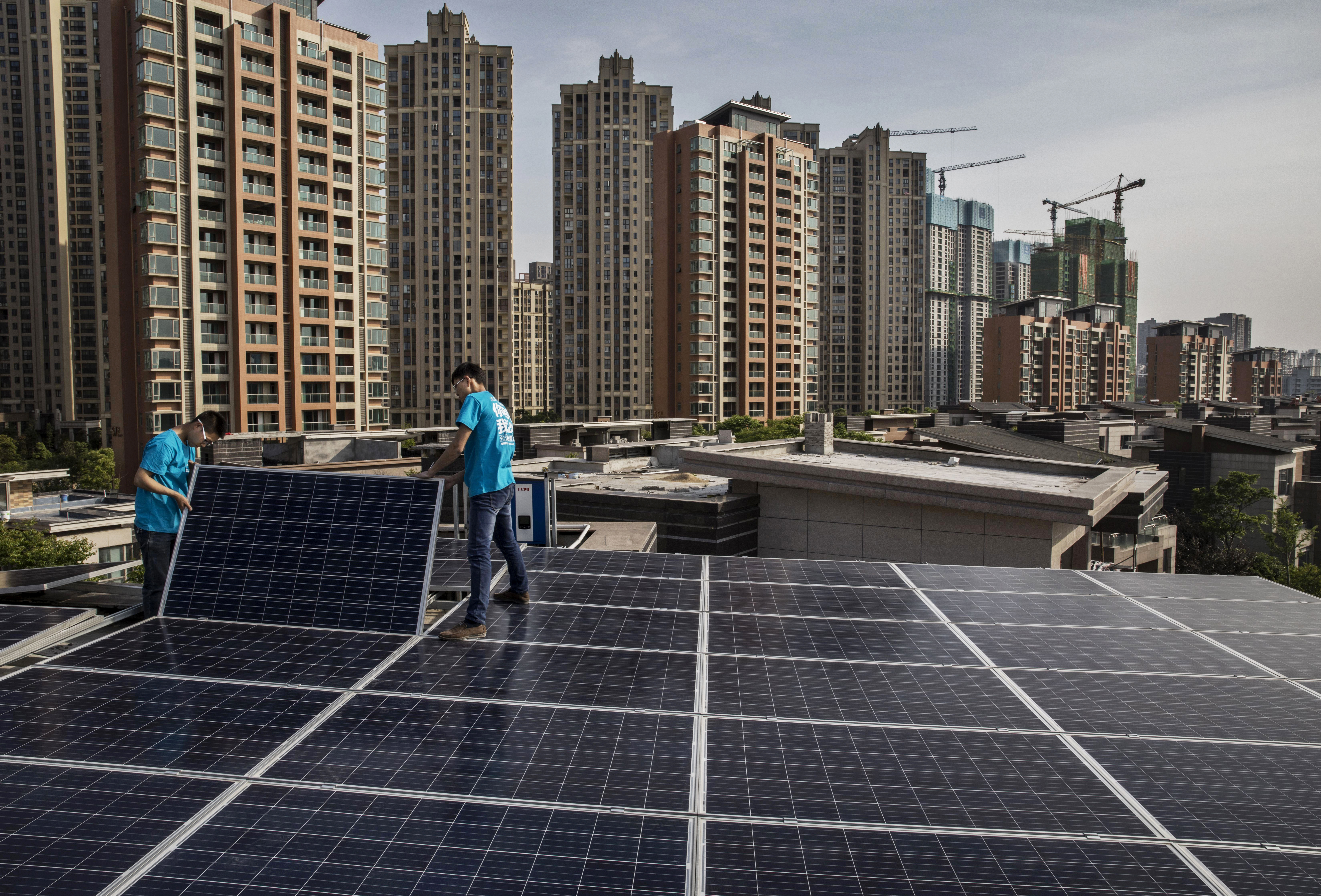 Solar Power Looks to Expand In China's Growing Cities