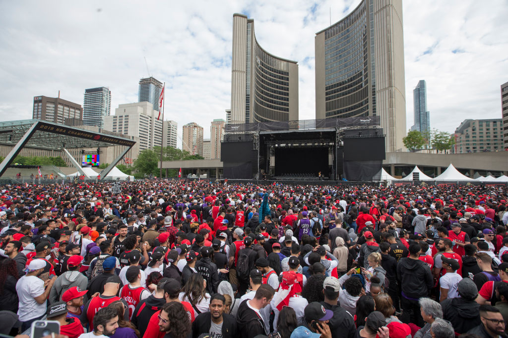 Shooting at Toronto Raptors Parade