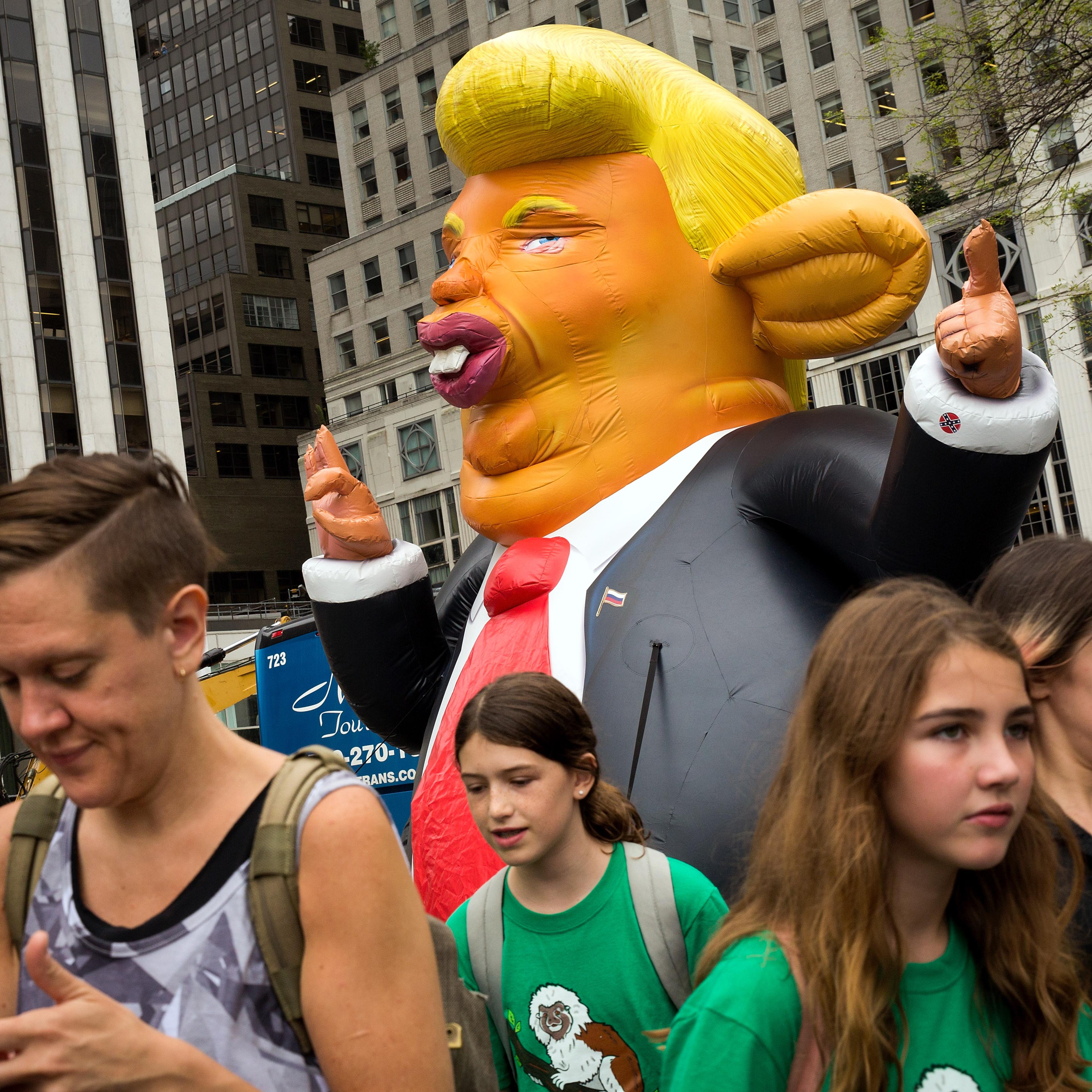President Trump To Return To Trump Tower In New York City For First Time Since Taking Office