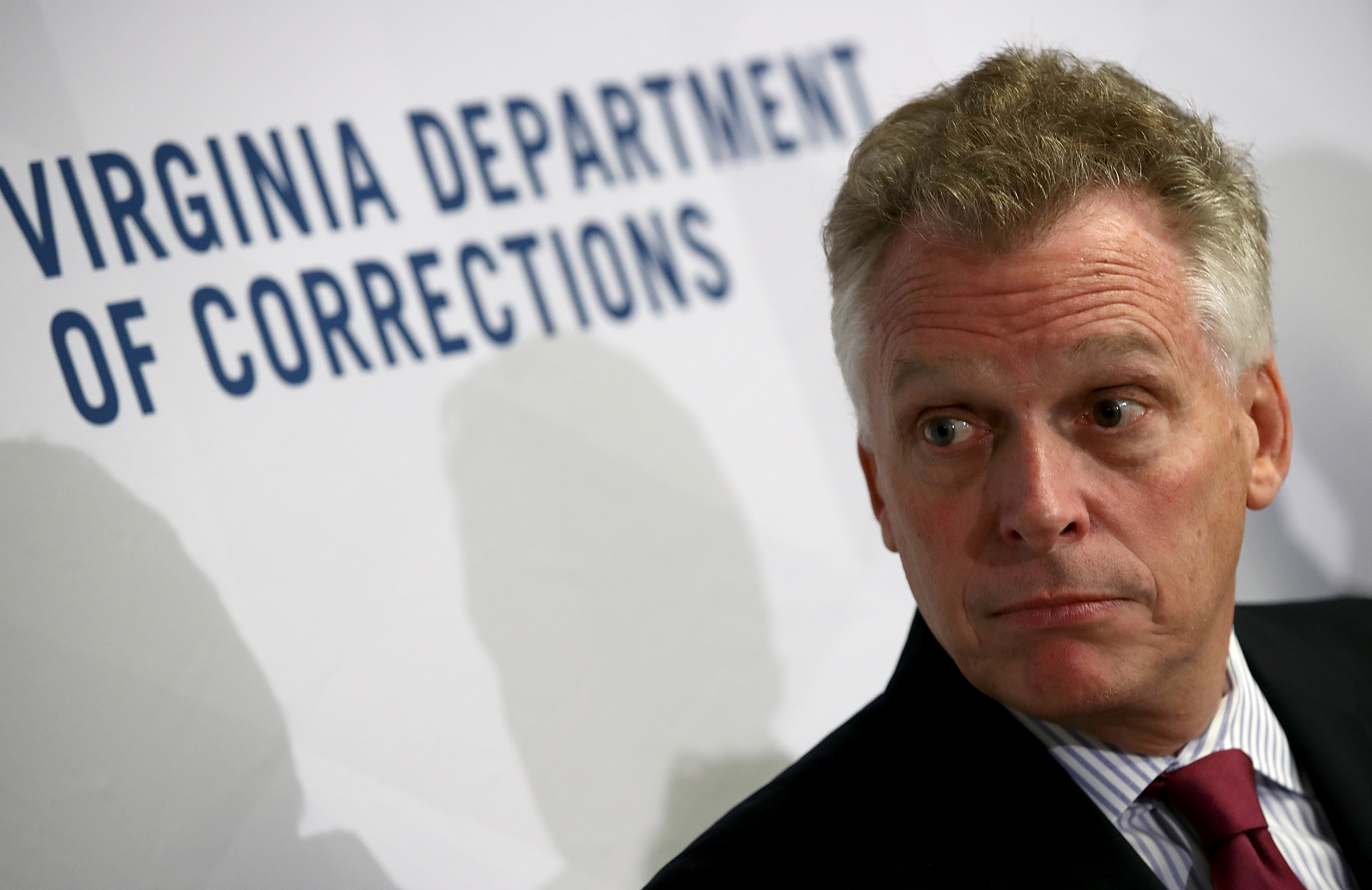 Virginia Governor Terry McAuliffe Holds Events In Alexandria
