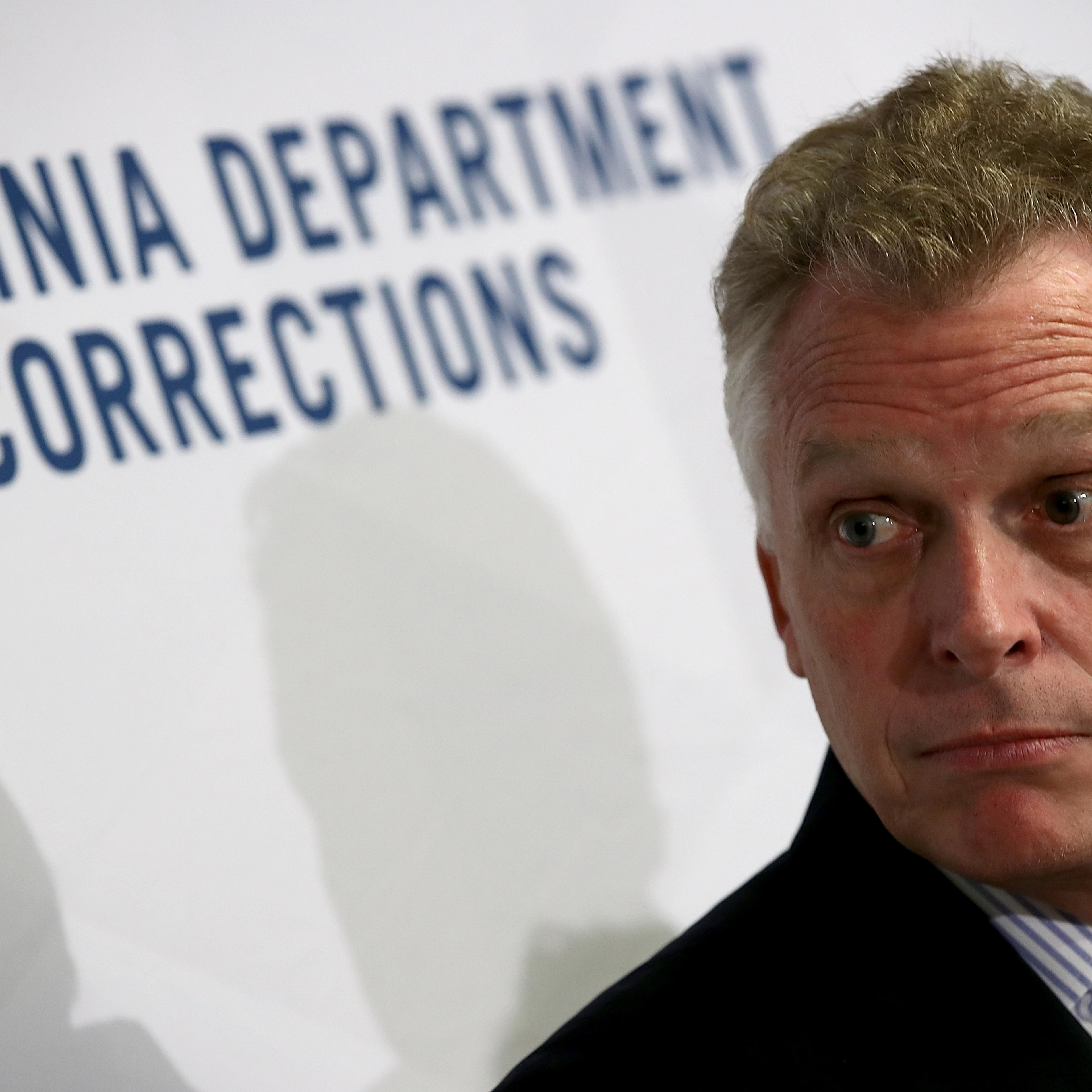 Virginia Governor Terry McAuliffe Holds Events In Alexandria