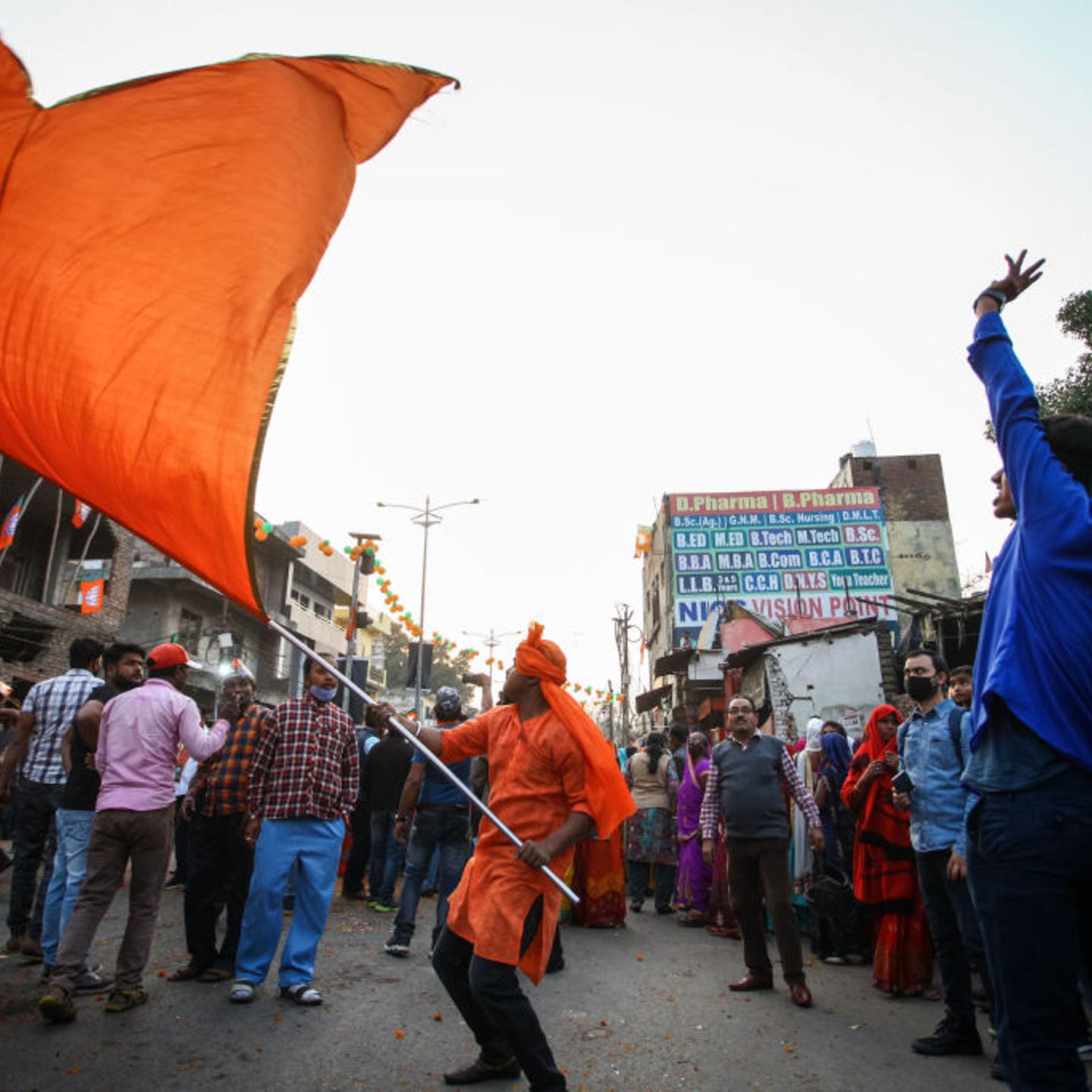 Yogi Adityanath Holds Rally During Elections