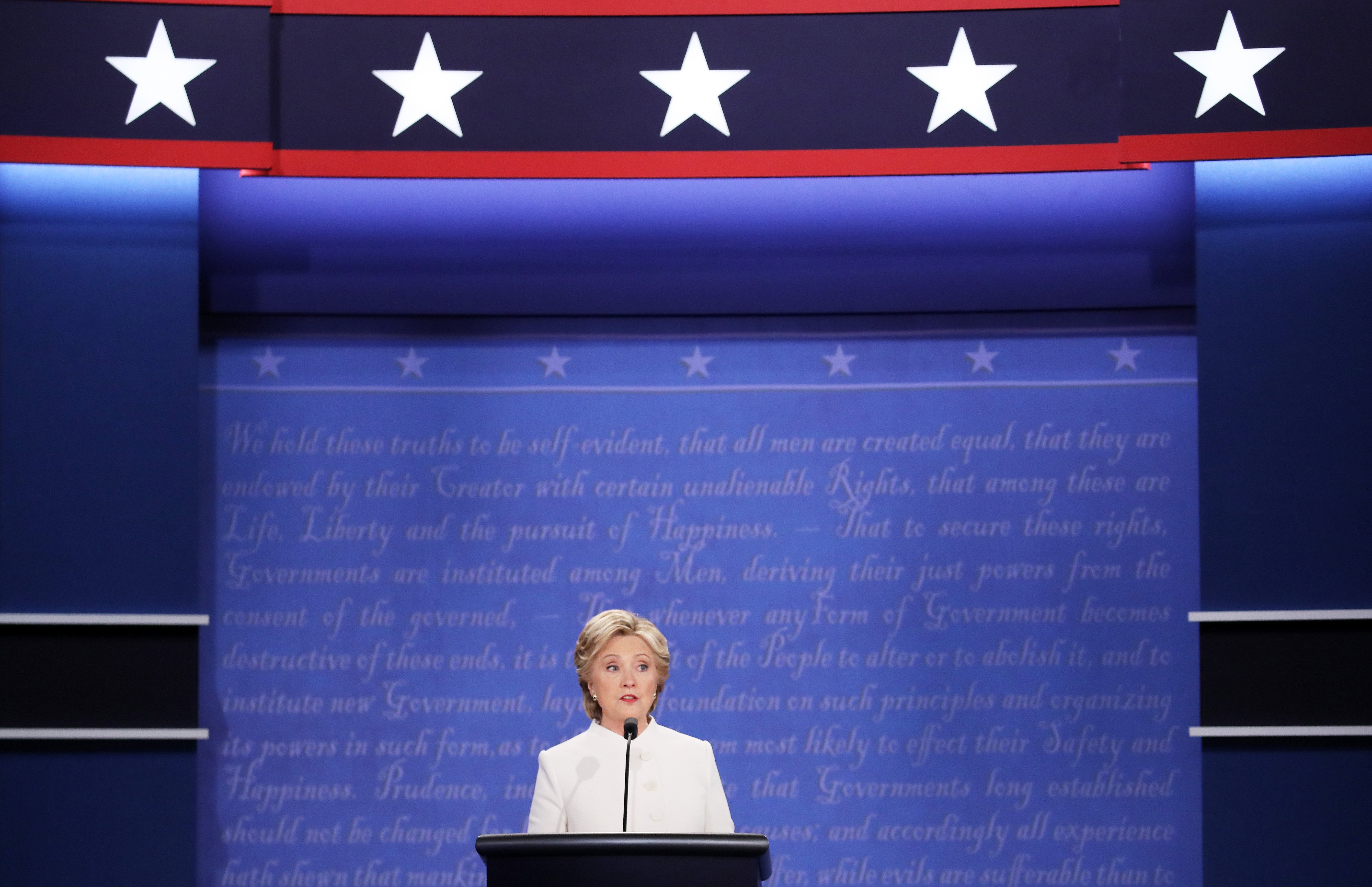 Final Presidential Debate Between Hillary Clinton And Donald Trump Held In Las Vegas