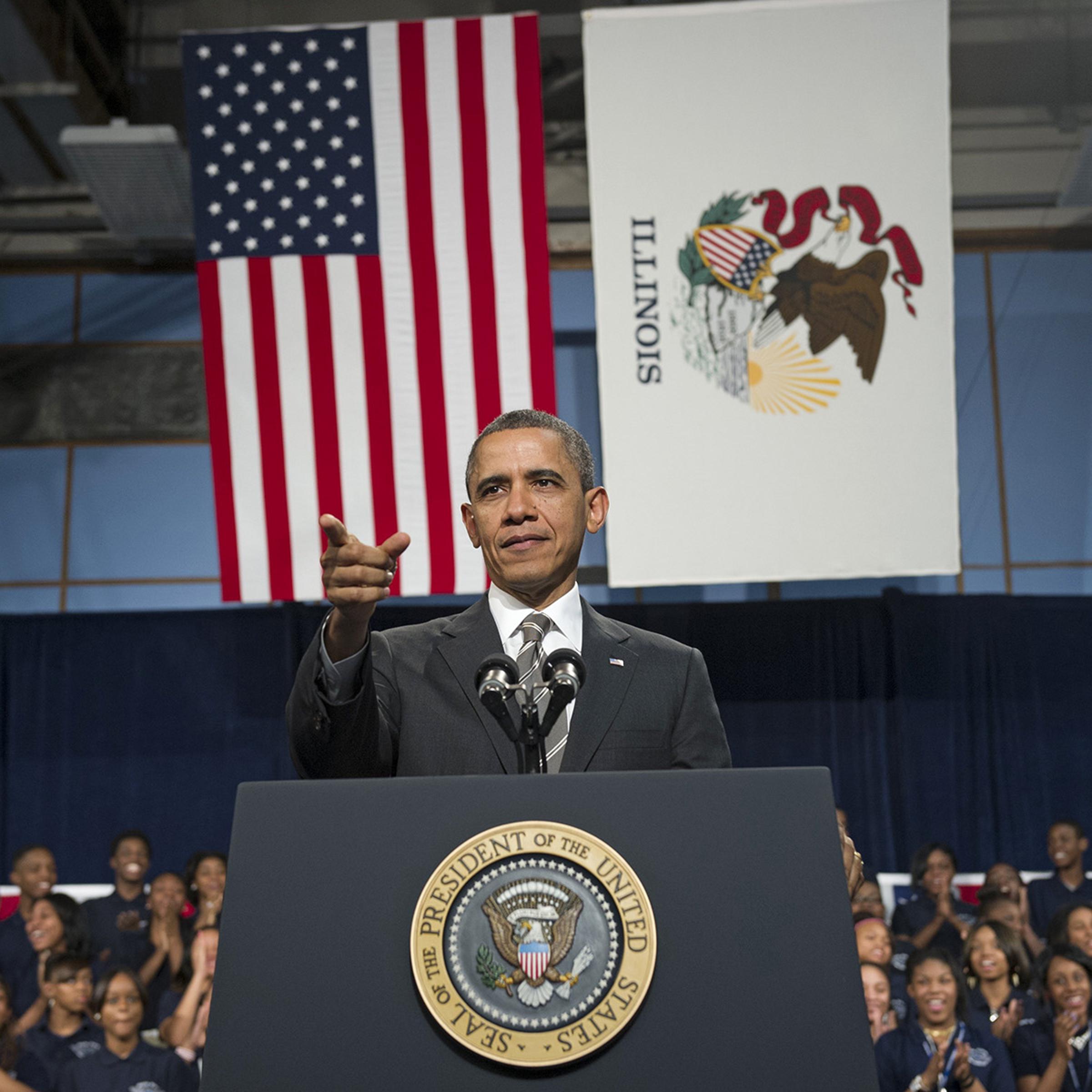 Obama, discussing gun control at a Chicago high school last year, is on a campaign to reform the criminal-justice system.