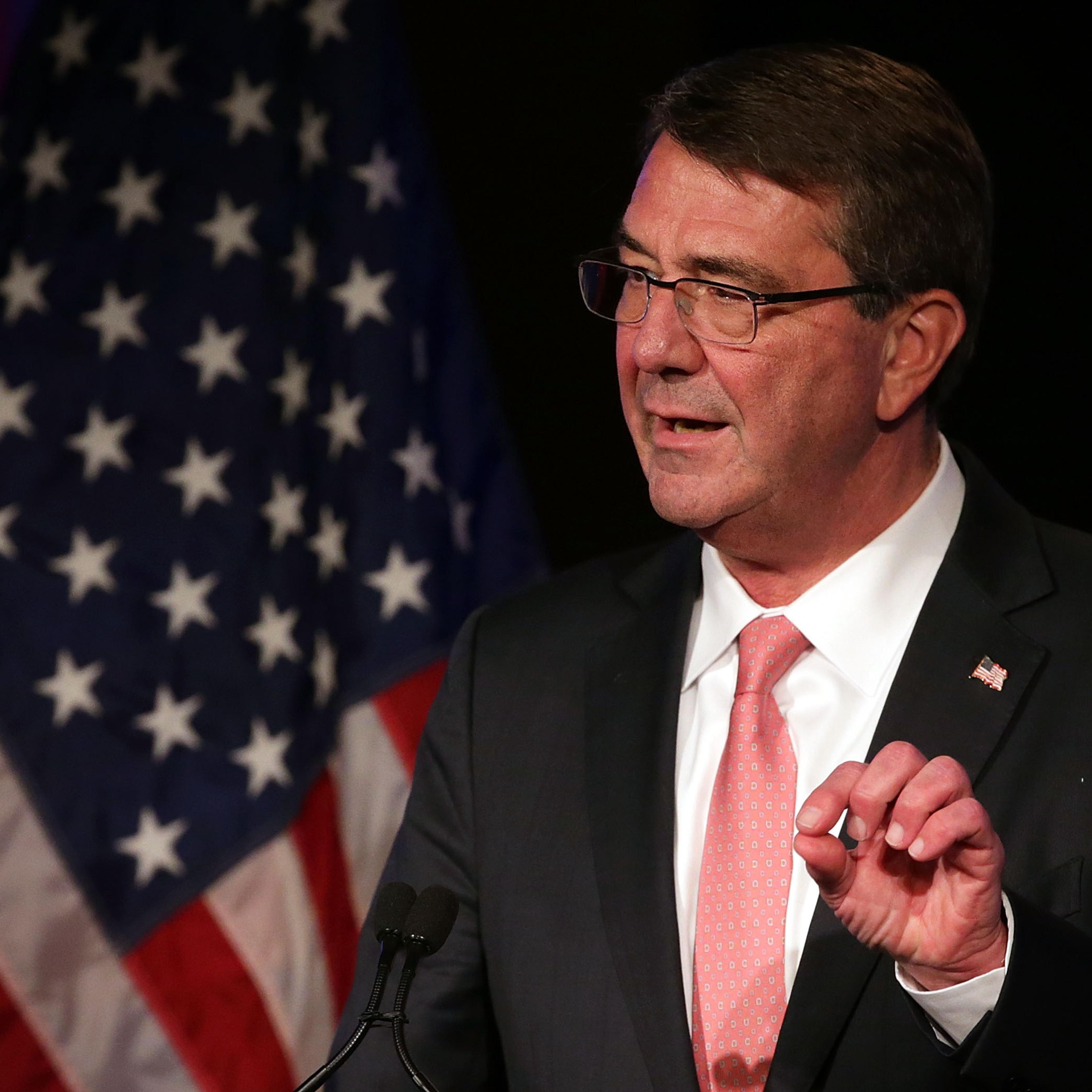 Defense Secretary Ash Carter Speaks At George Washington University