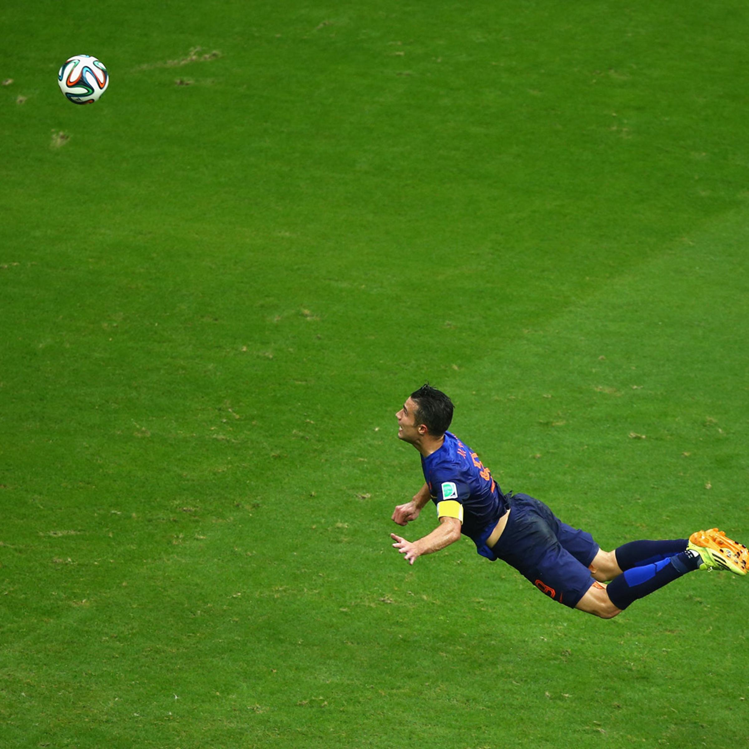 Spain Netherlands Van Persie World Cup