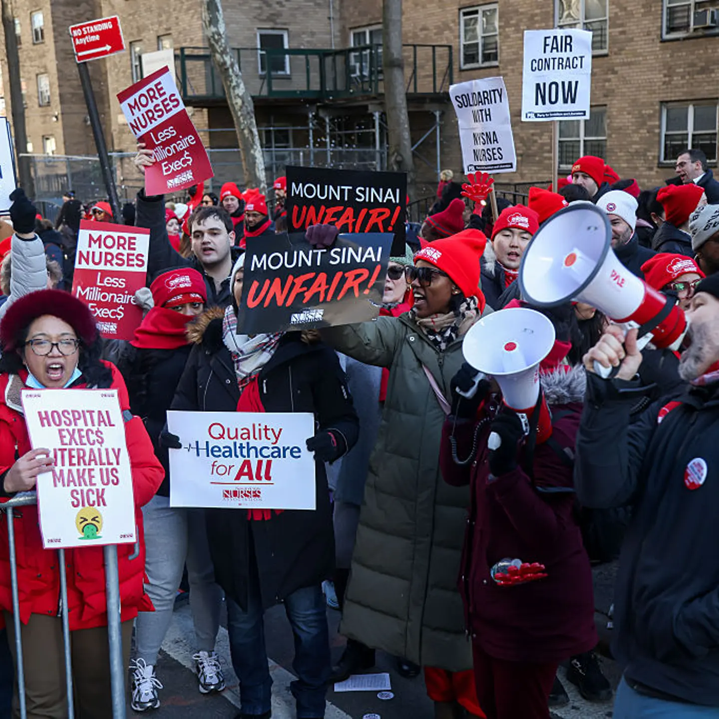NYC Nurses Strike Starts After 15,000 Walk Out Of Hospitals