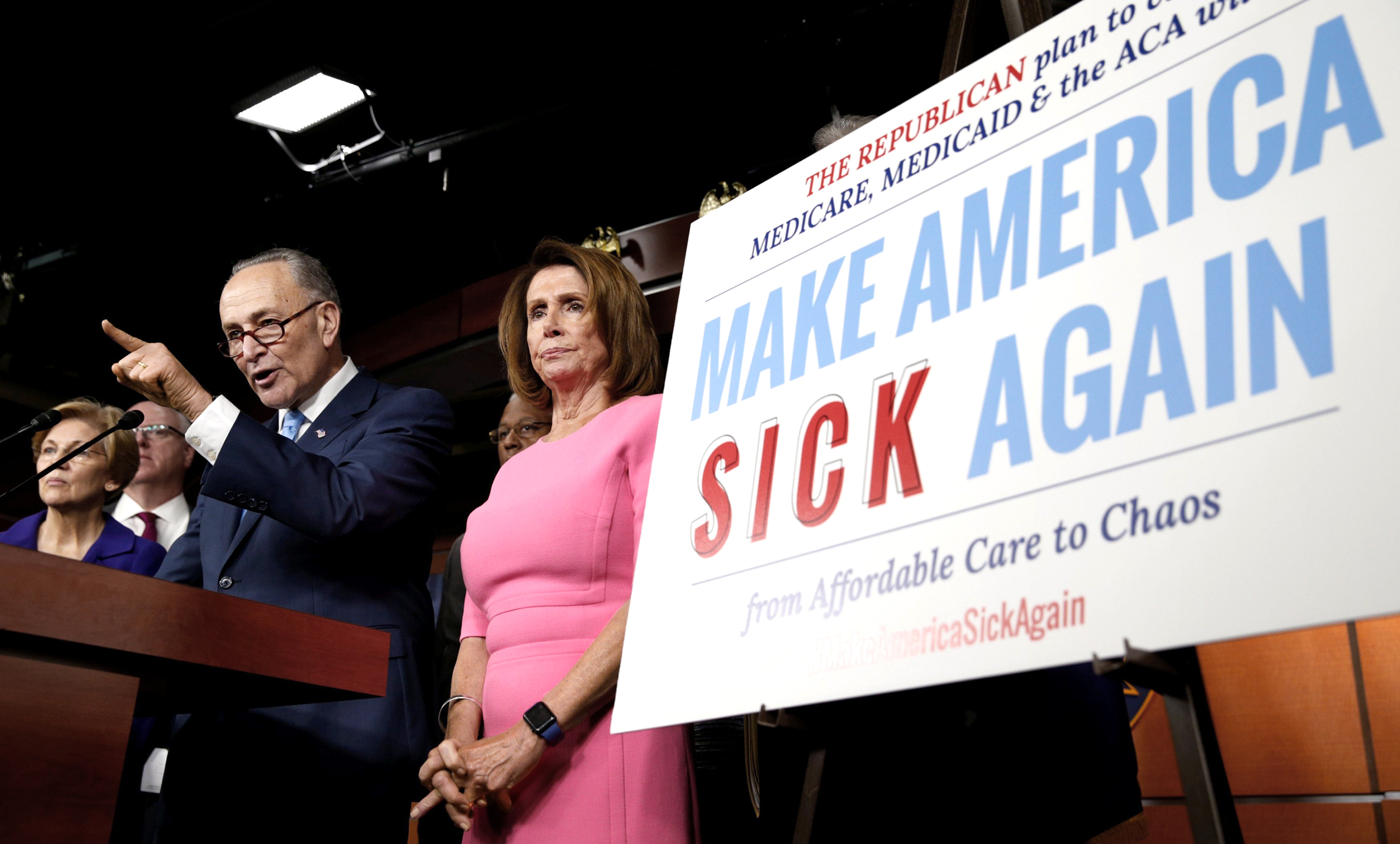 bamacare-repeal-chuck-schumer-nancy-pelosi-democratic-party-kevin-lamarque