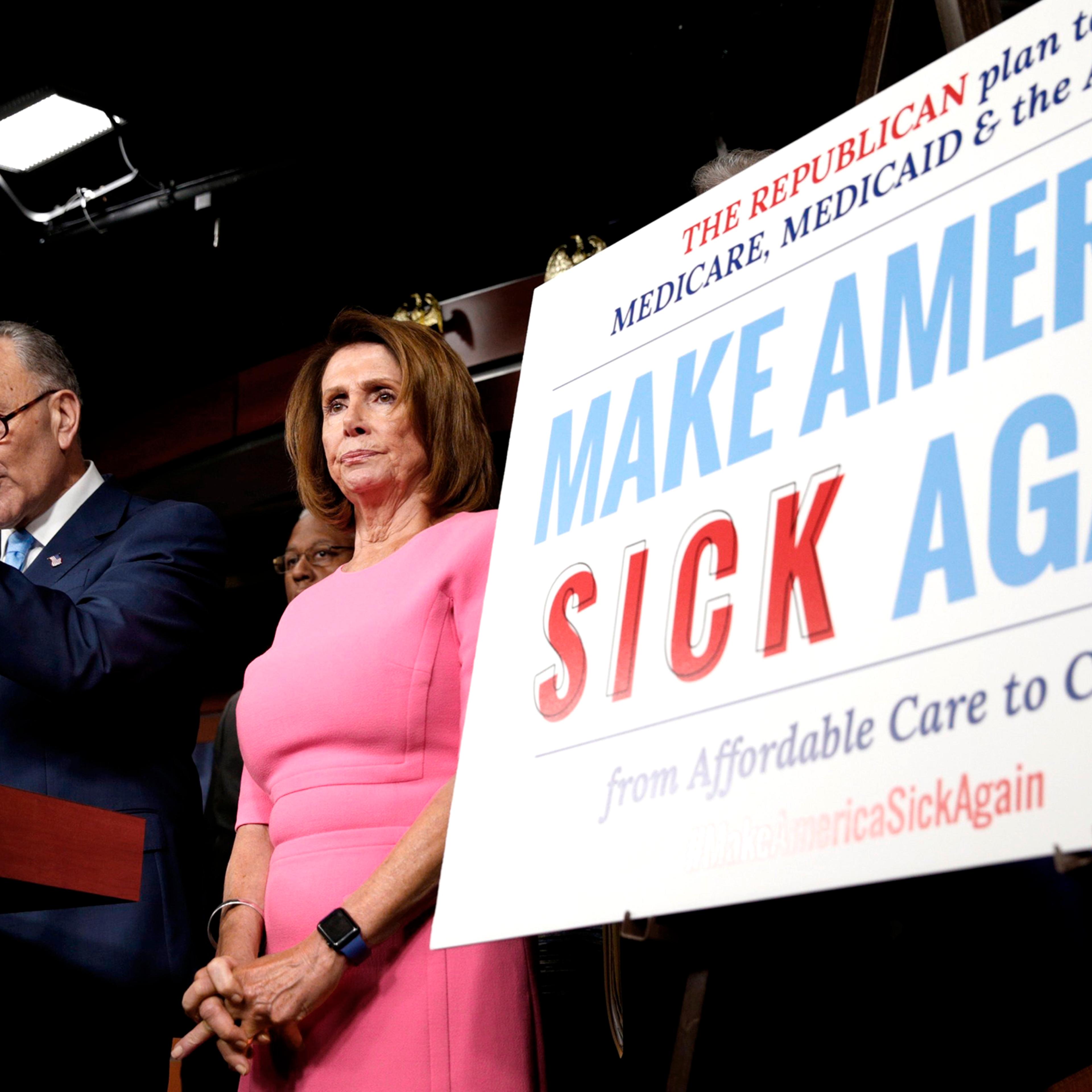 bamacare-repeal-chuck-schumer-nancy-pelosi-democratic-party-kevin-lamarque