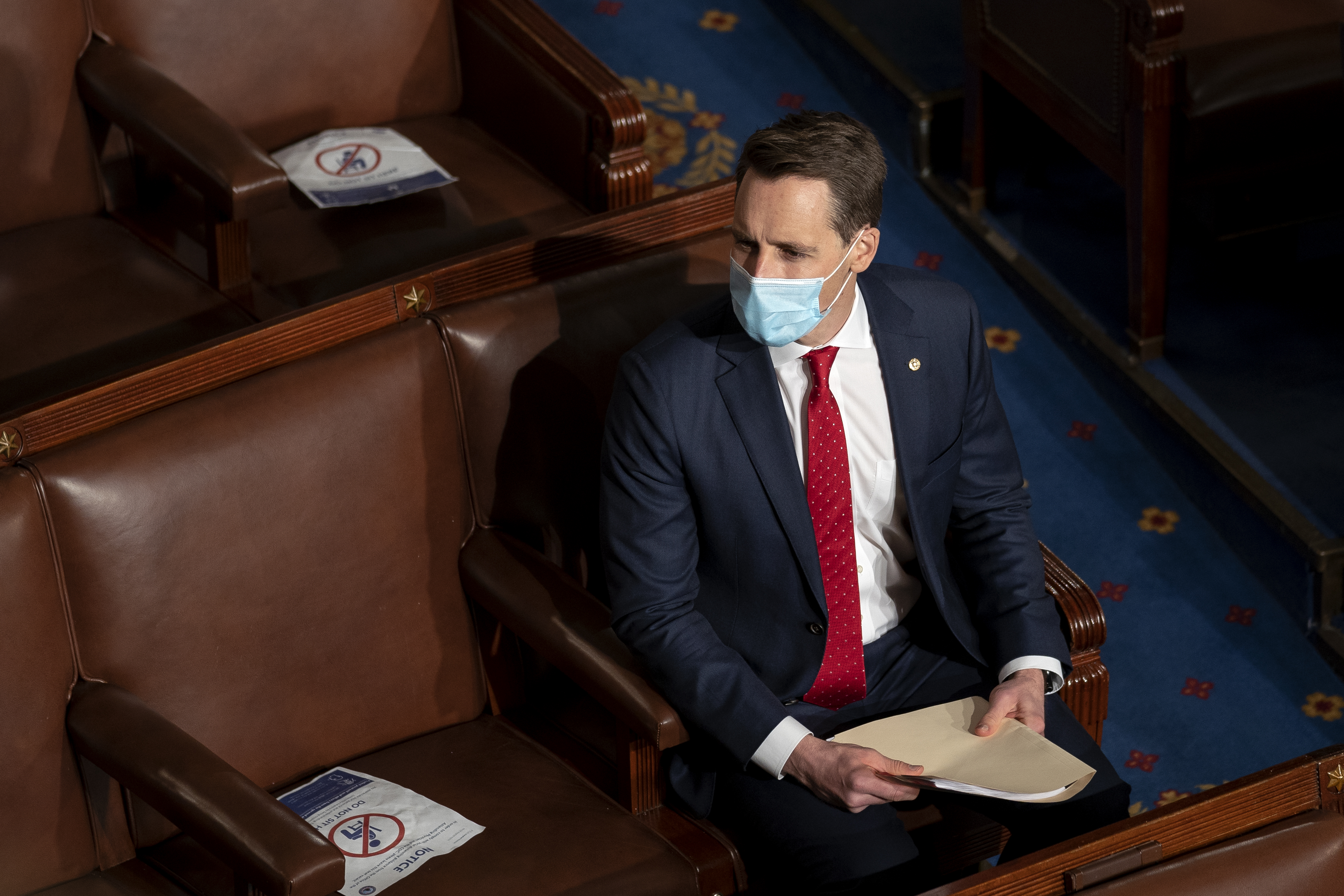 Josh Hawley at Joint Session of Congress
