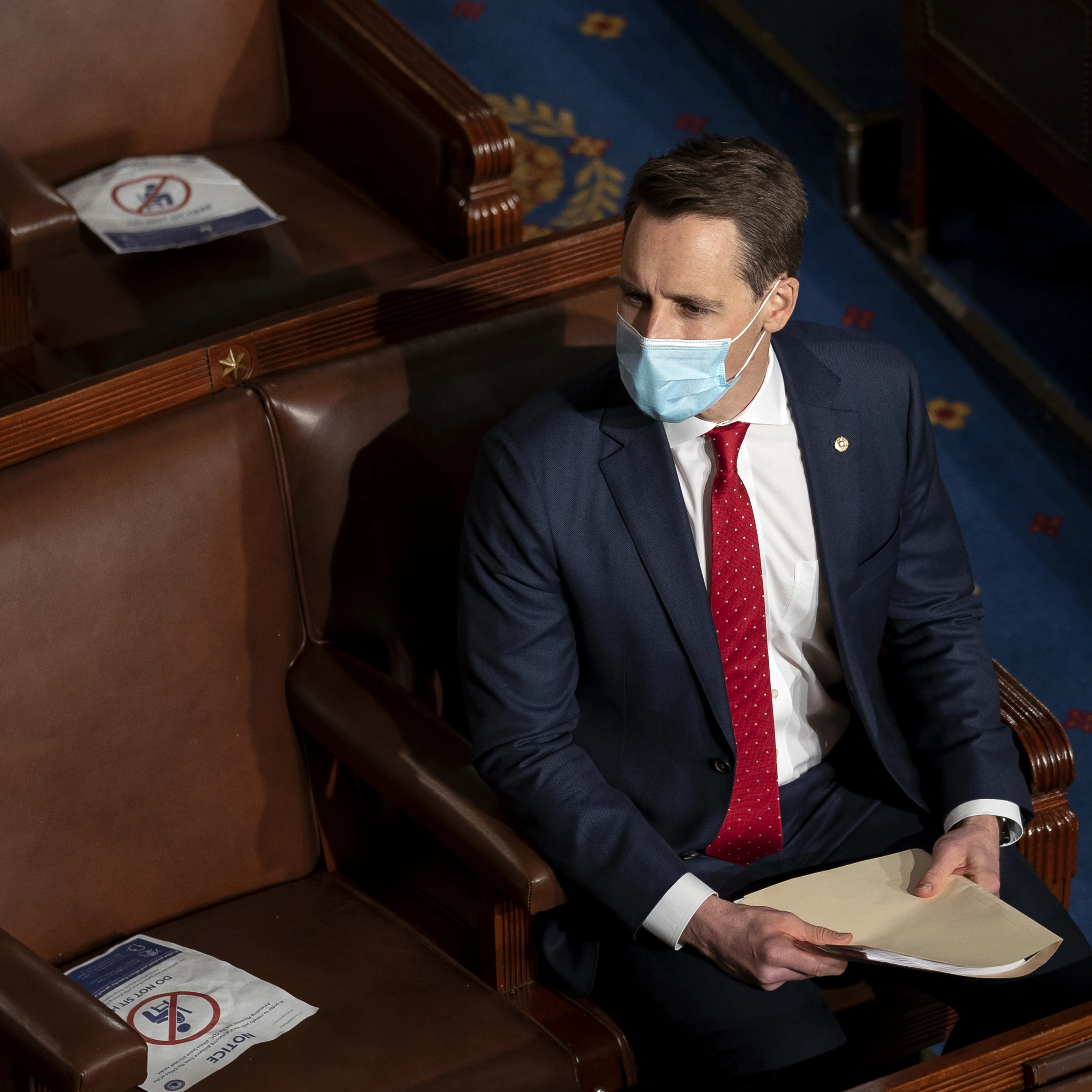 Josh Hawley at Joint Session of Congress