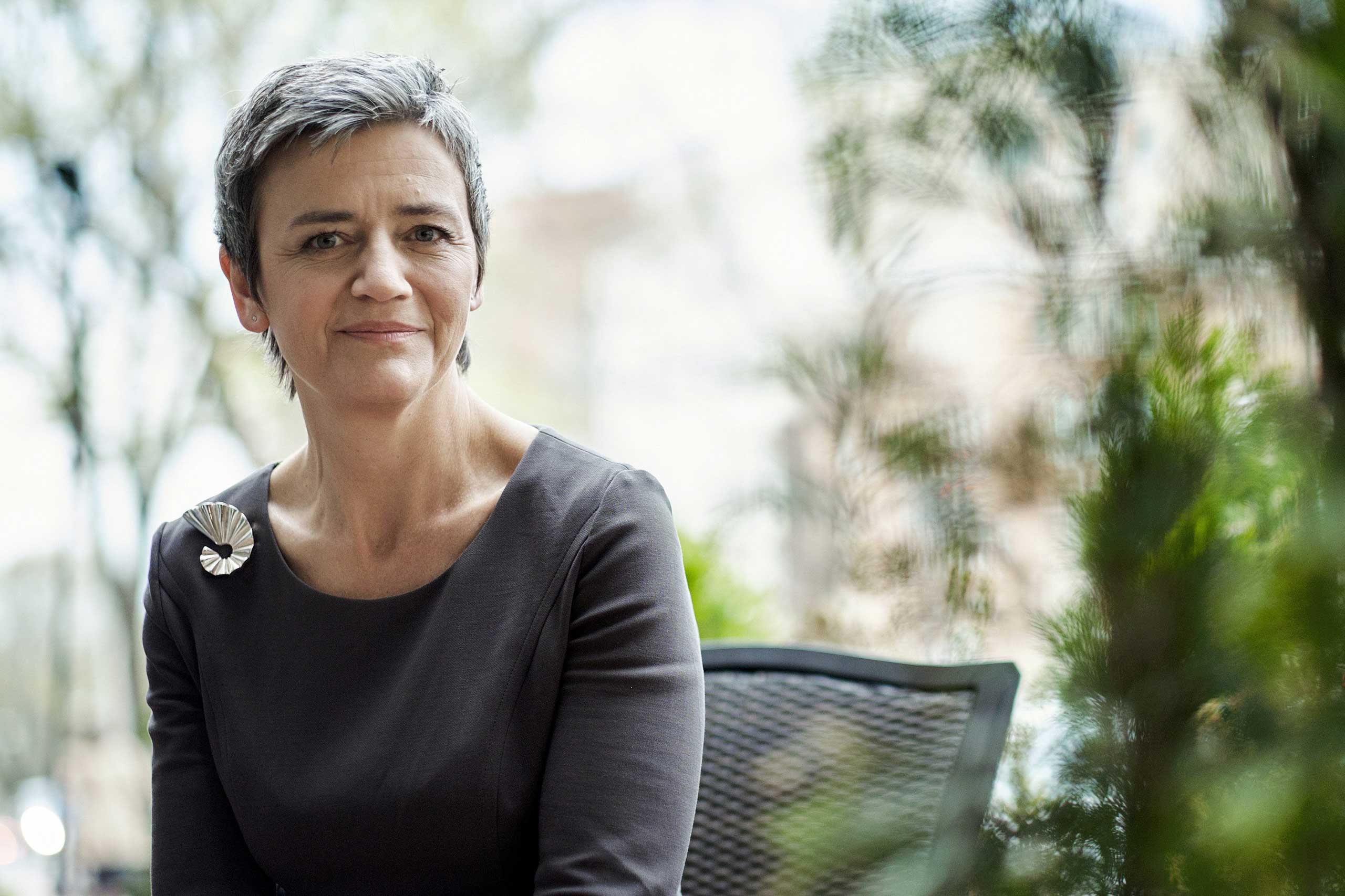 European Competition Commissioner Margrethe Vestager in Washington in April 2015.