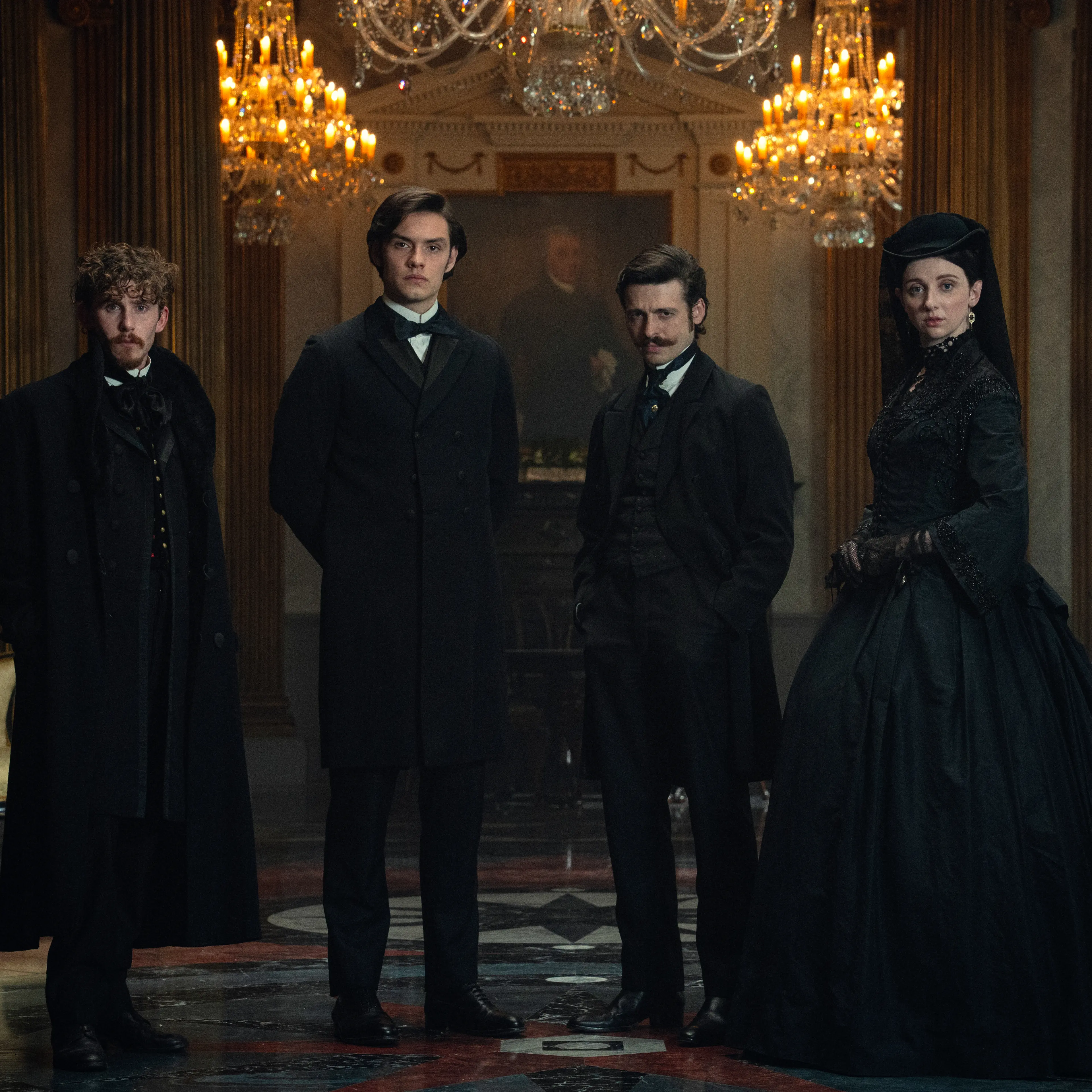 The cast of House of Guinness on Netflix