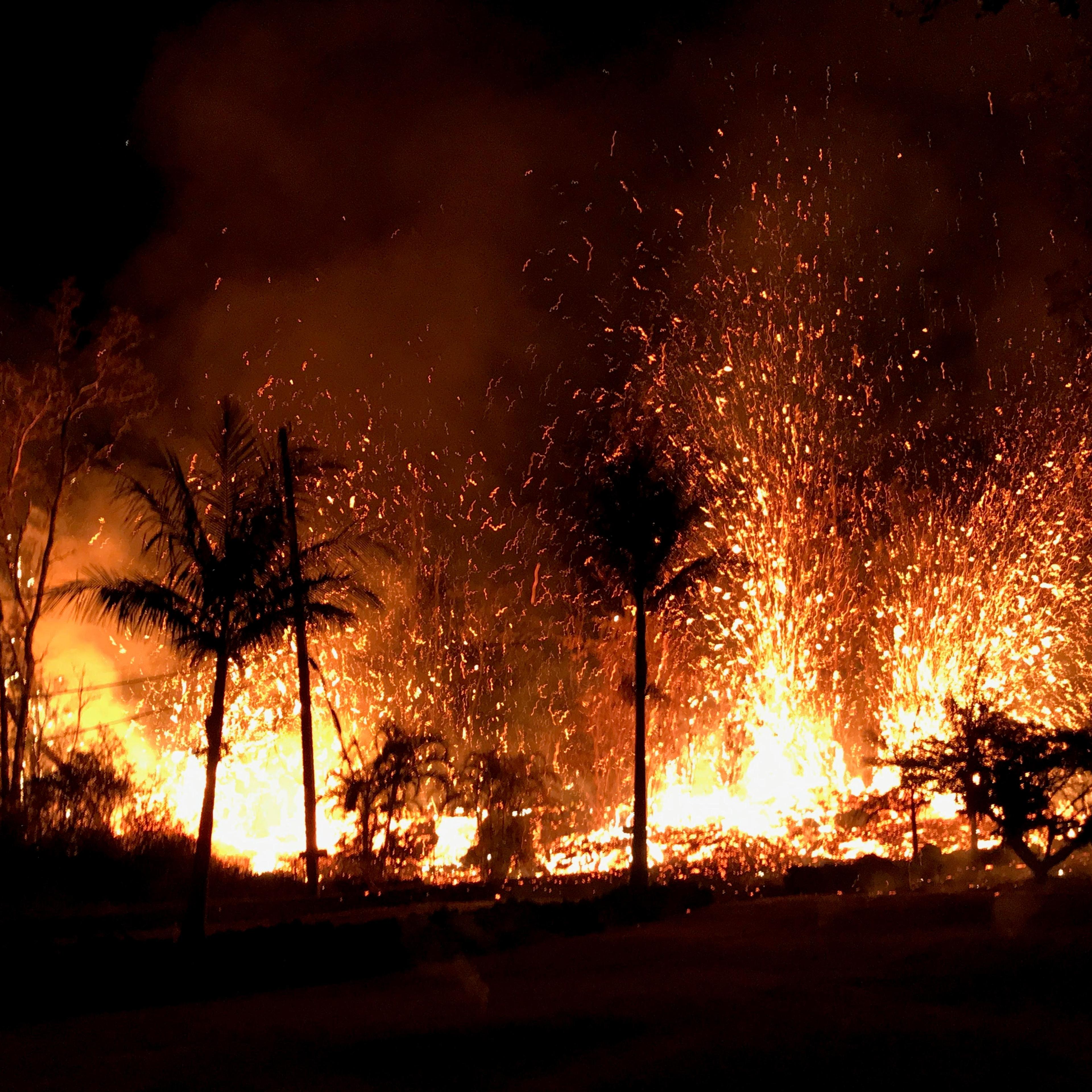 US: Hawaii volcano destroys dozens of structures
