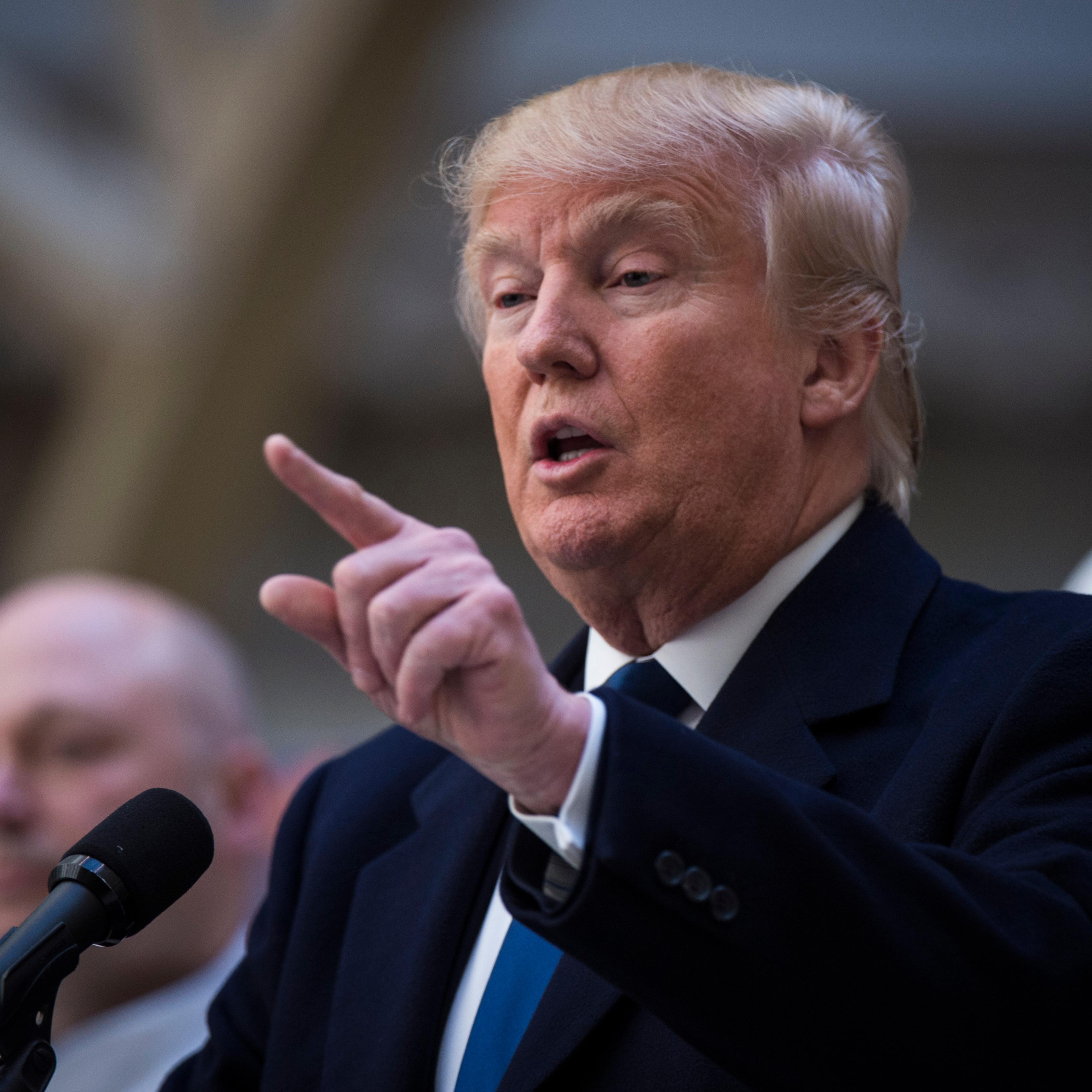 Donald Trump on March 21, 2016 in Washington, D.C.