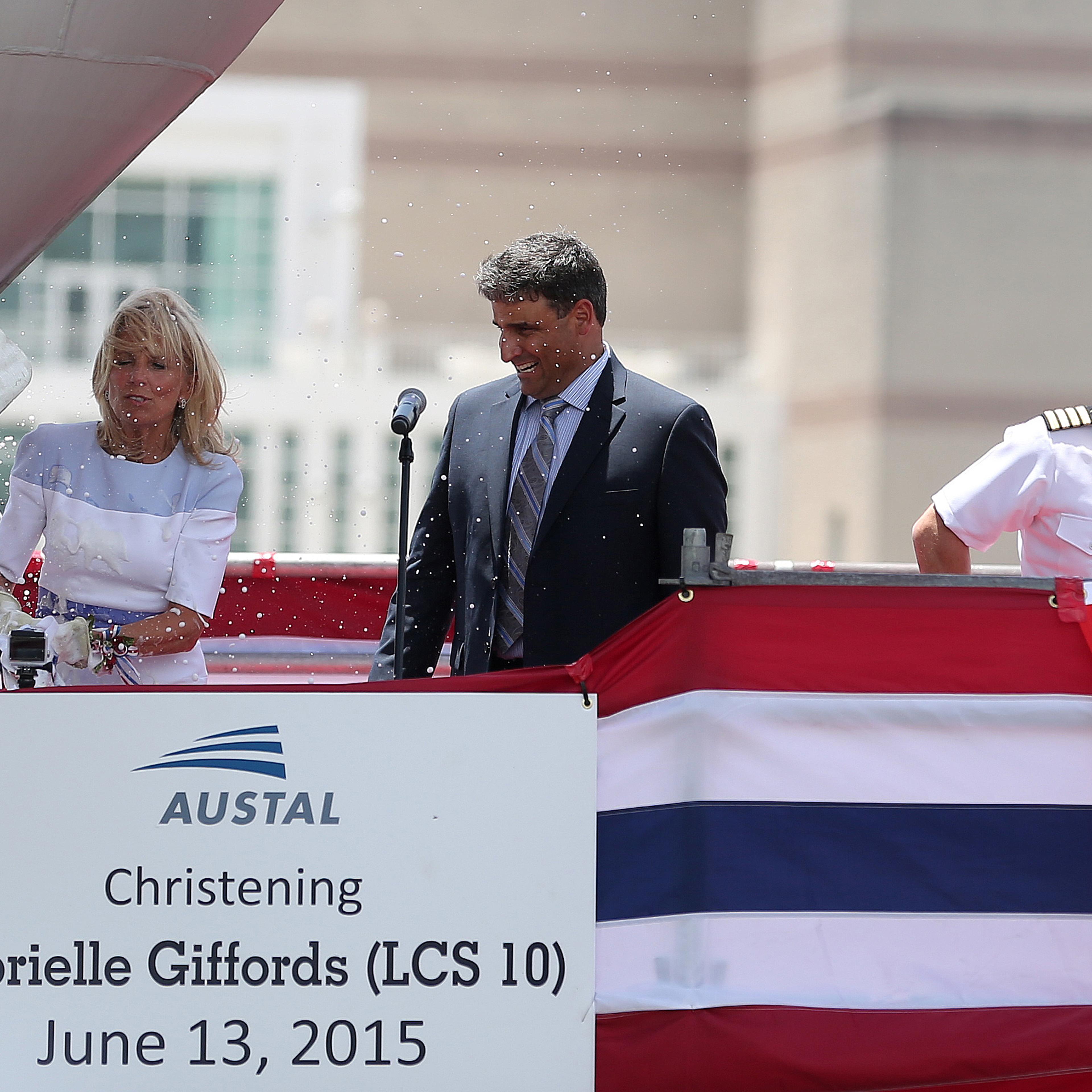 LCS Gabrielle Giffords Christening