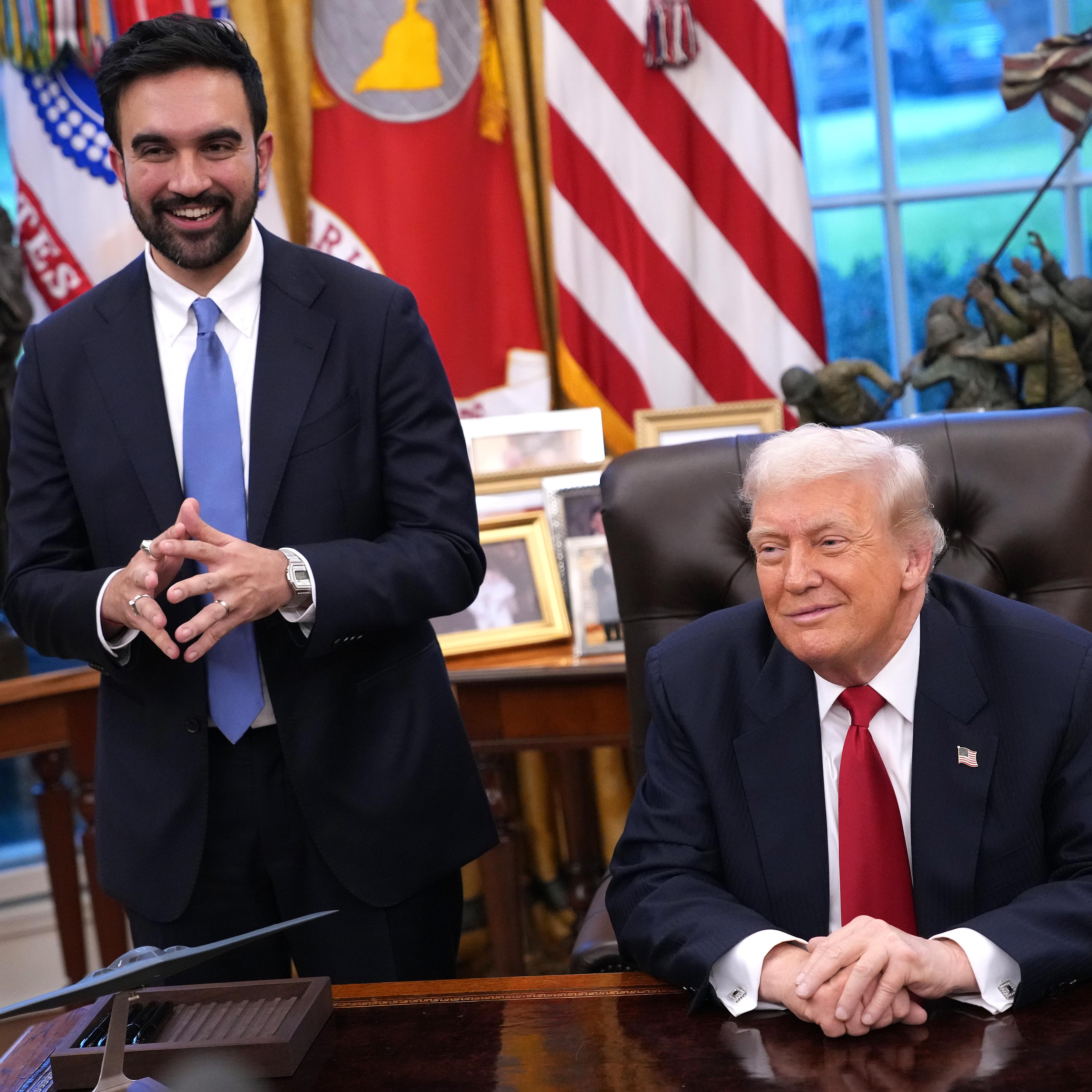 New York City Mayor-Elect Zohran Mamdani Meets With President Trump At The White House