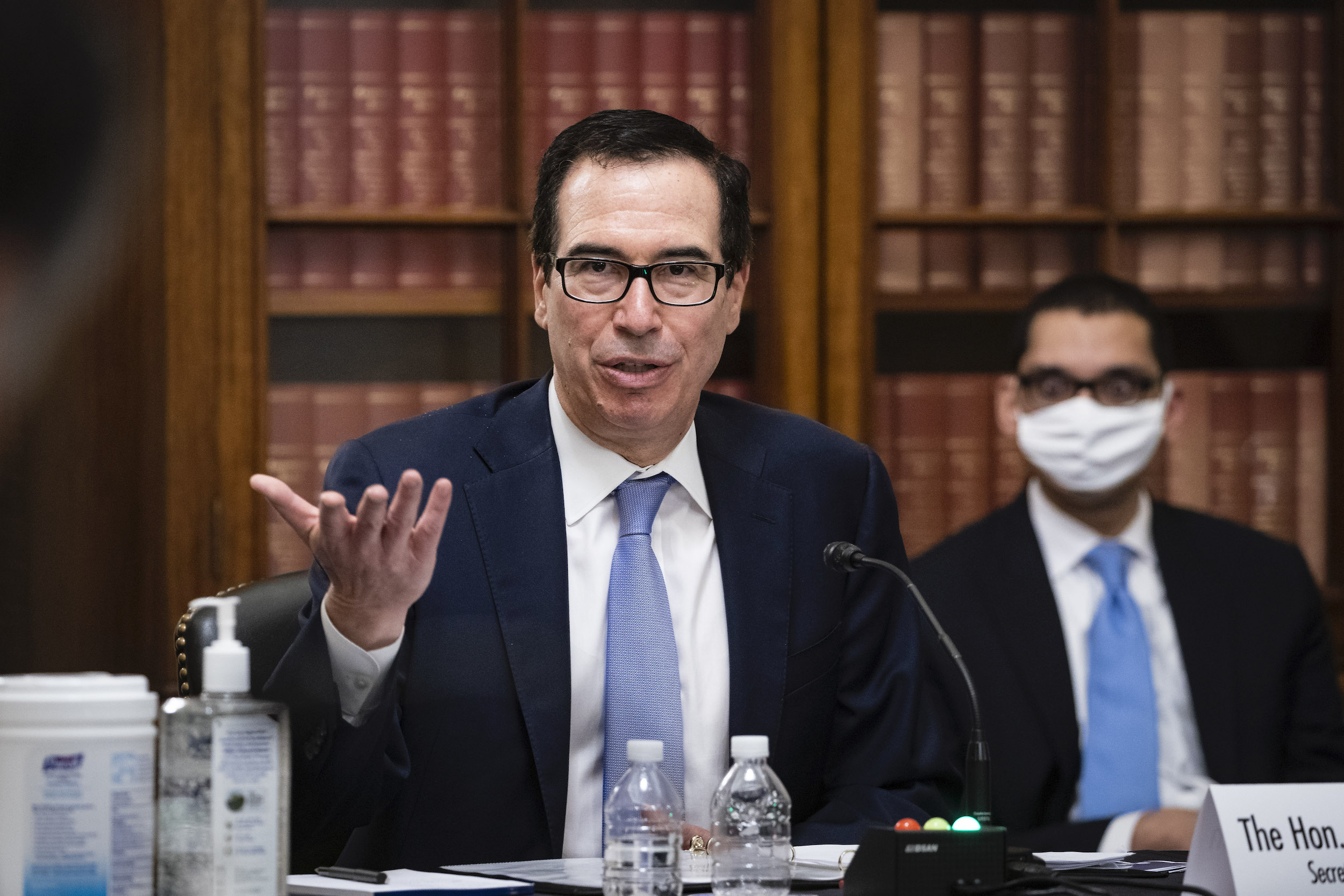 Secretary Mnuchin Testifies In Senate Hearing On CARES Act Implementation