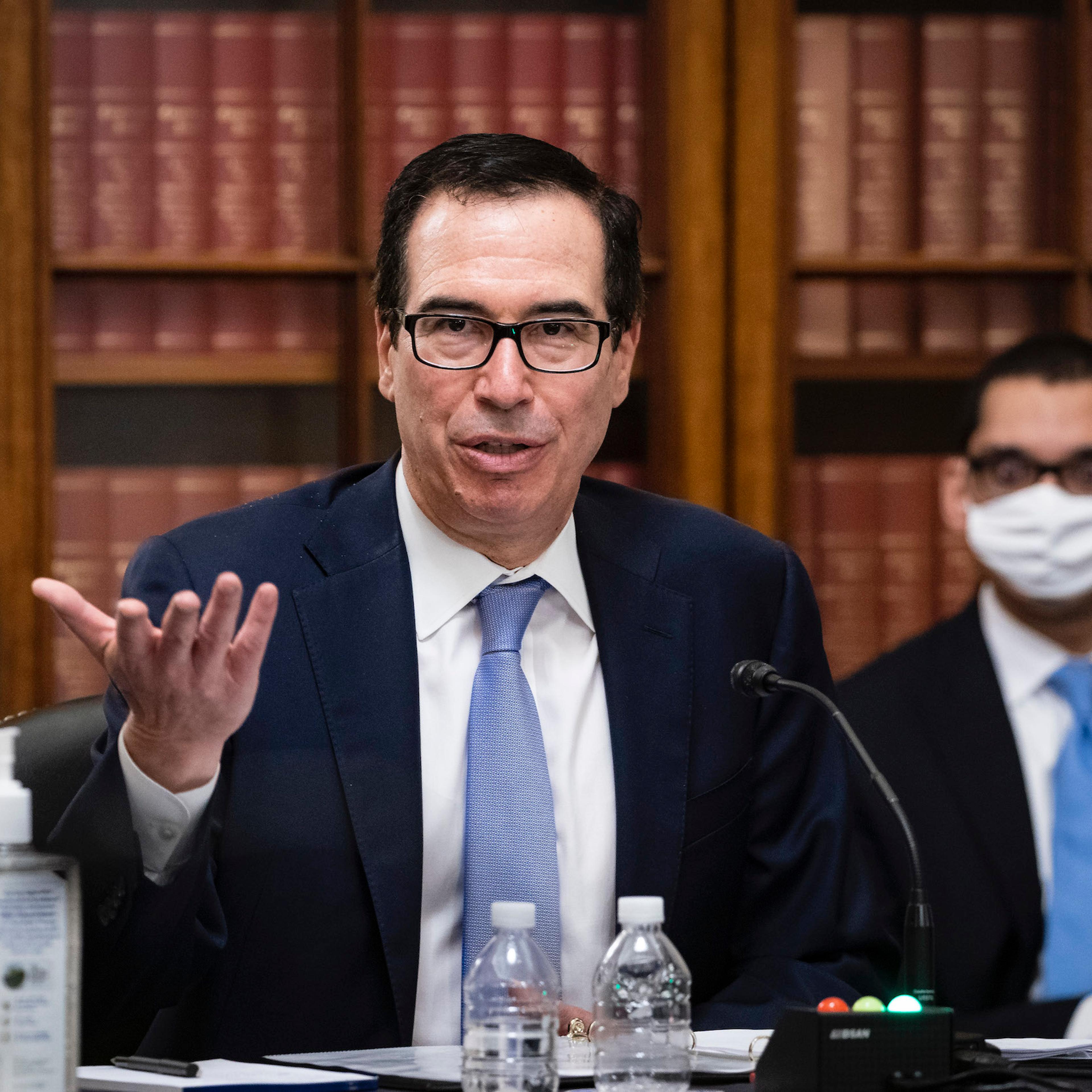 Secretary Mnuchin Testifies In Senate Hearing On CARES Act Implementation