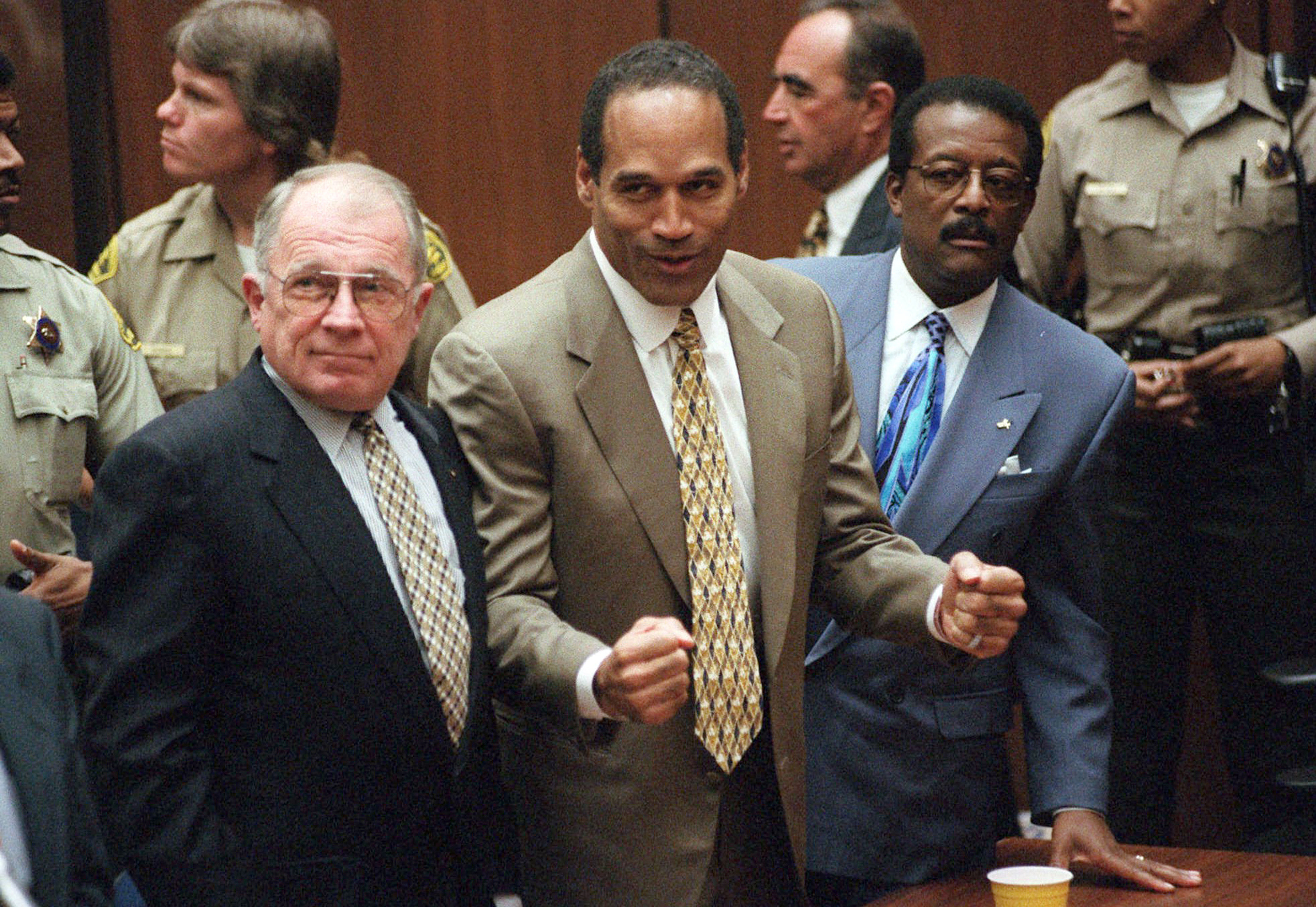 O.J. Simpson, F. Lee Bailey, Johnnie L. Cochran Jr.