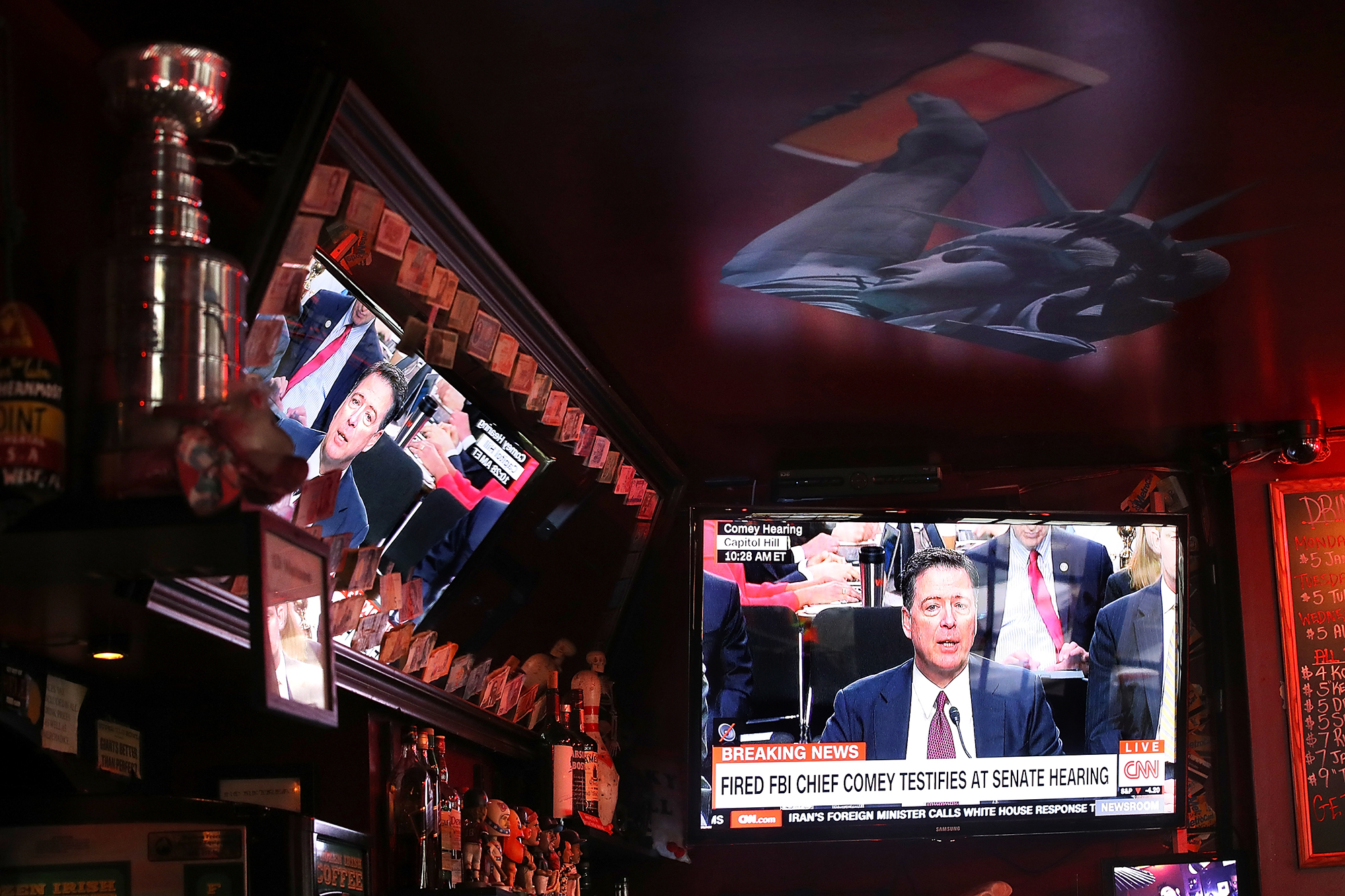 Across U.S, Interest High In Former FBI Director Comey's Testimony On Russi