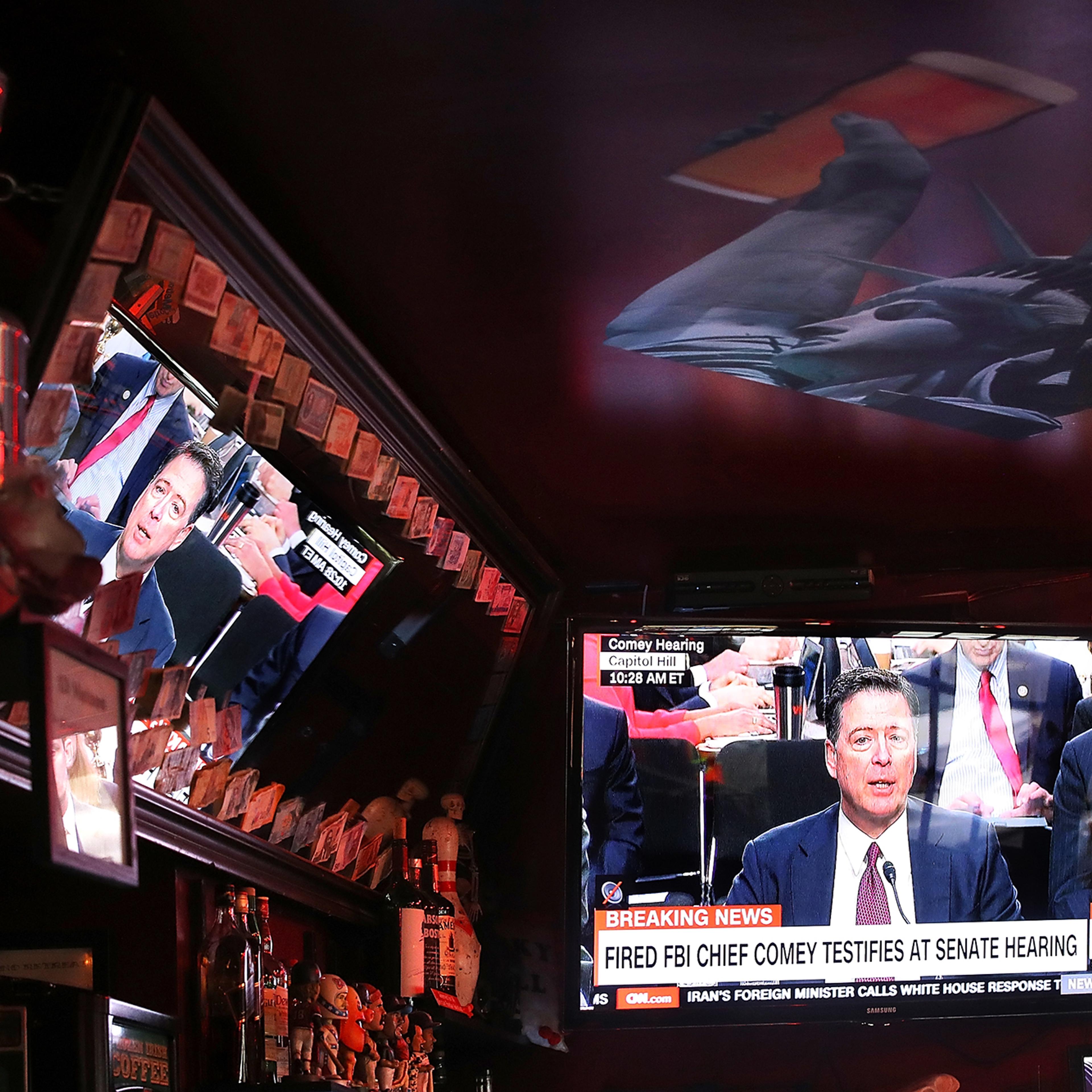 Across U.S, Interest High In Former FBI Director Comey's Testimony On Russi