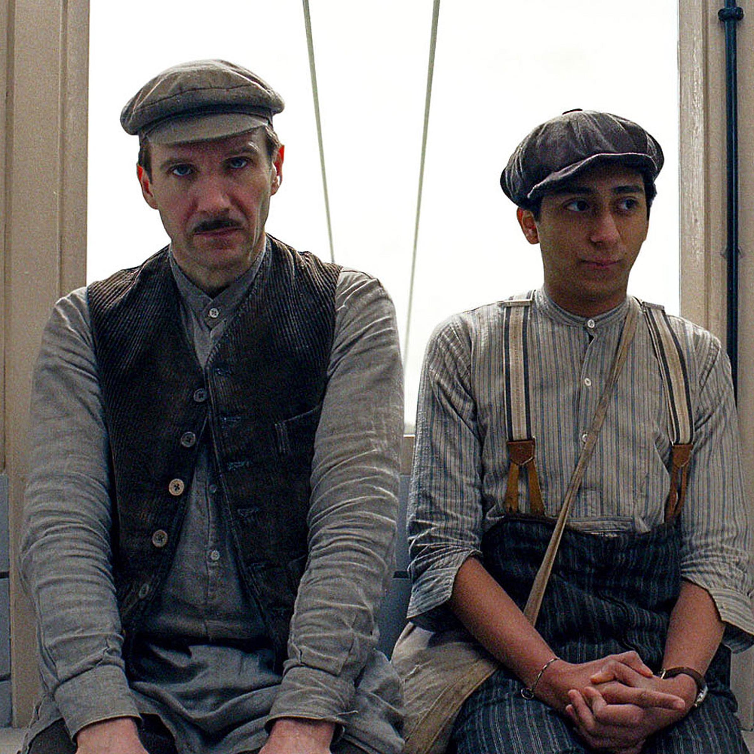 Ralph Fiennes, left, and Tony Revolori in <i>The Grand Budapest Hotel</i>
