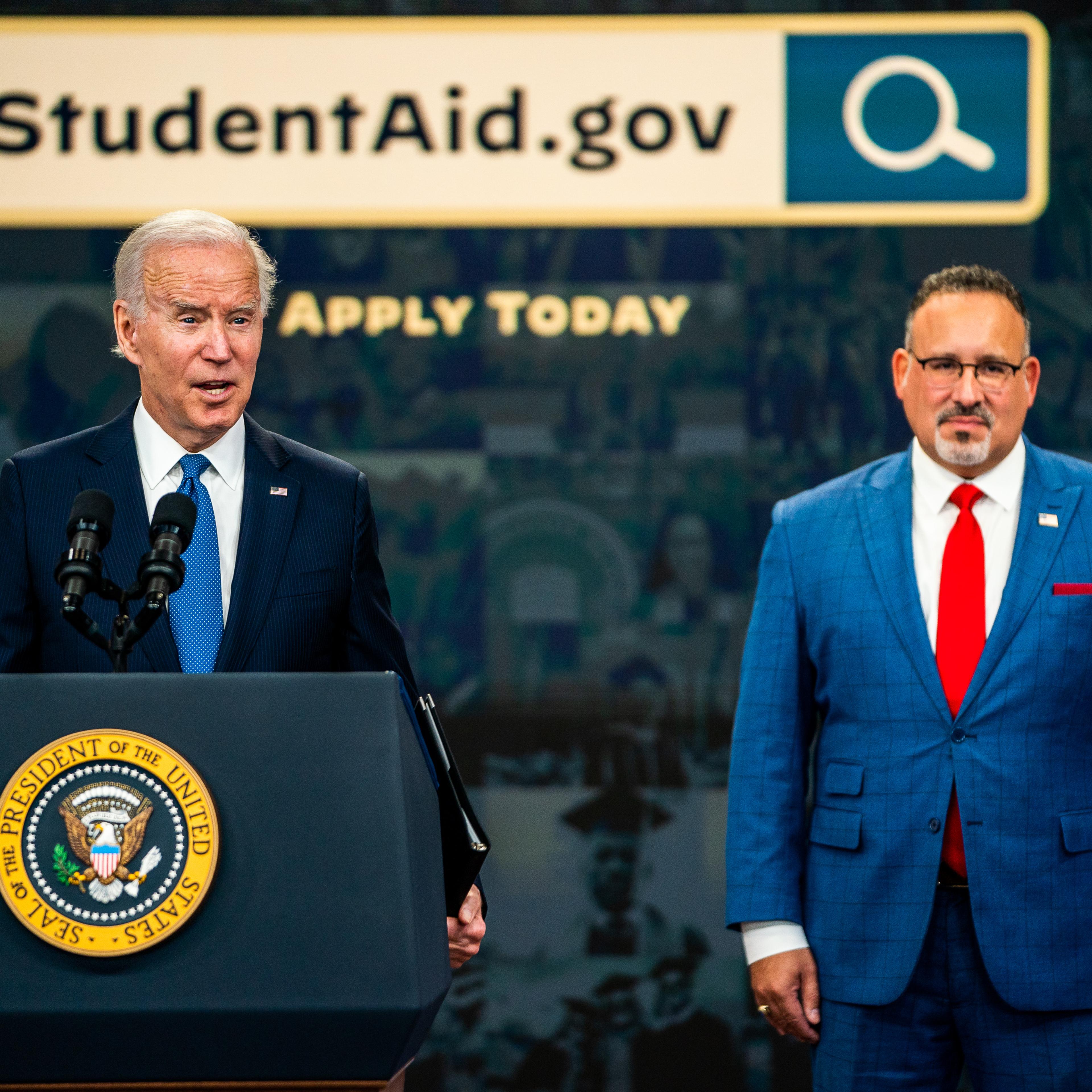 US President Joe Biden Student Debt Relief Portal Beta Test