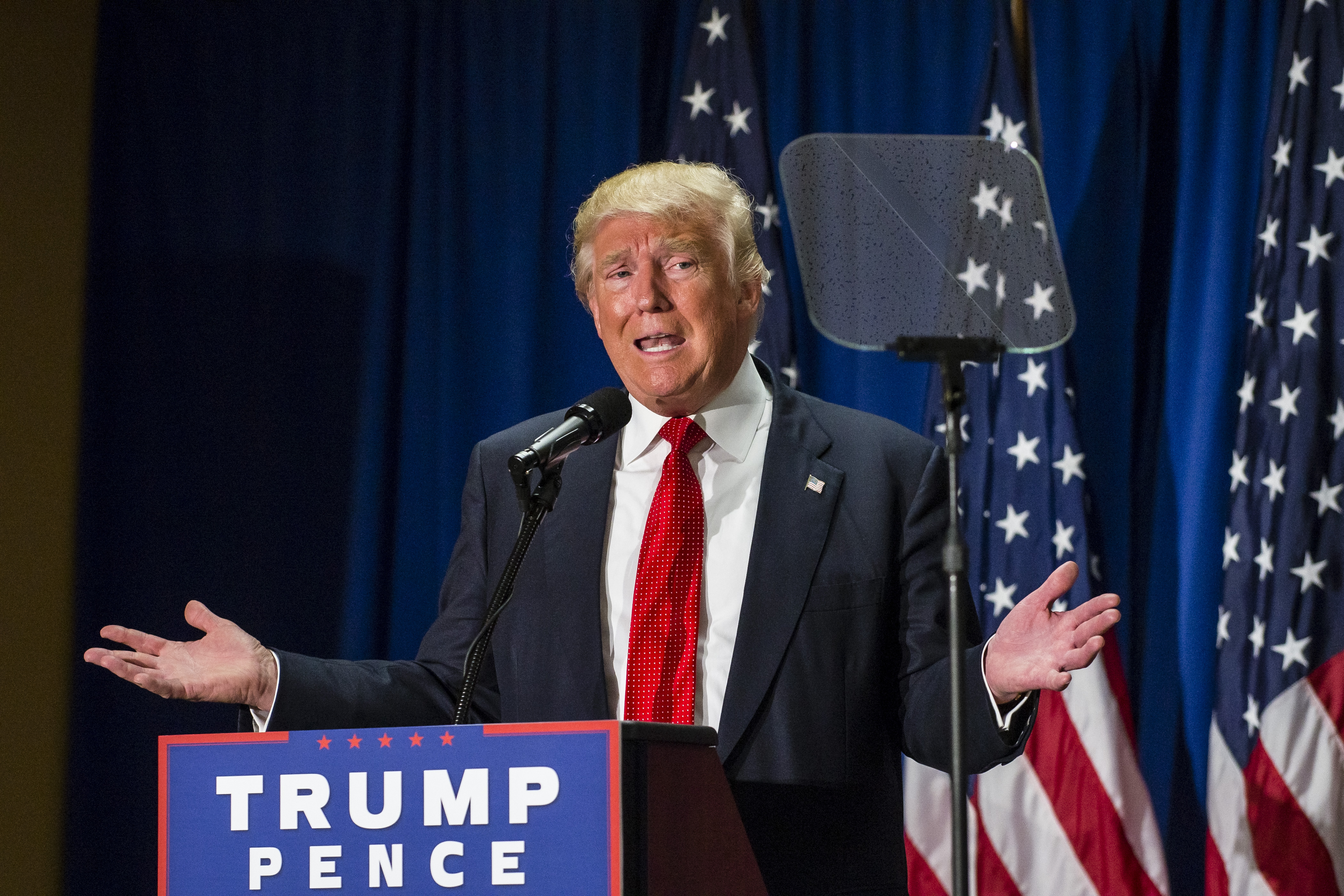 GOP Presidential Candidate Donald Trump Campaigns In Cleveland