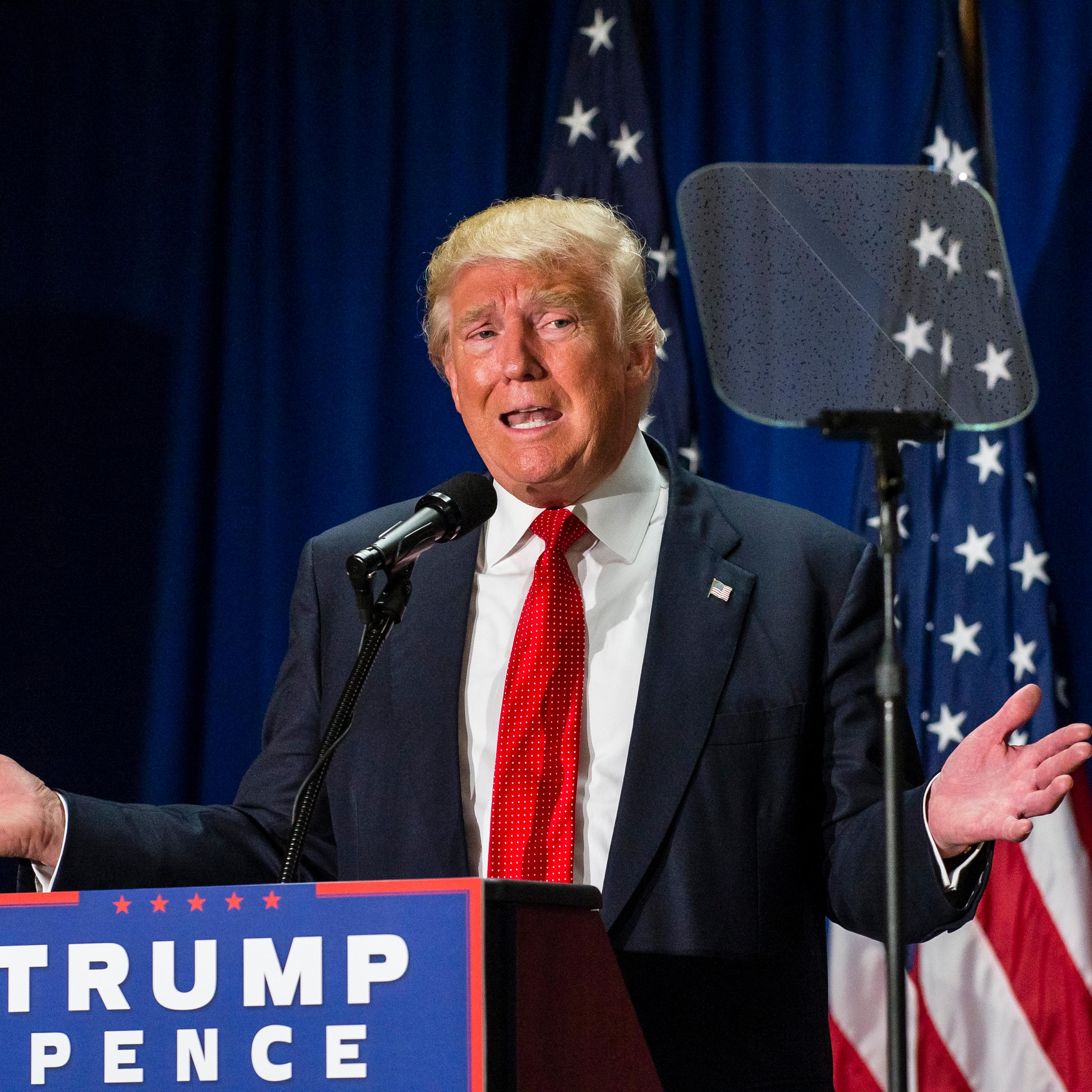 GOP Presidential Candidate Donald Trump Campaigns In Cleveland