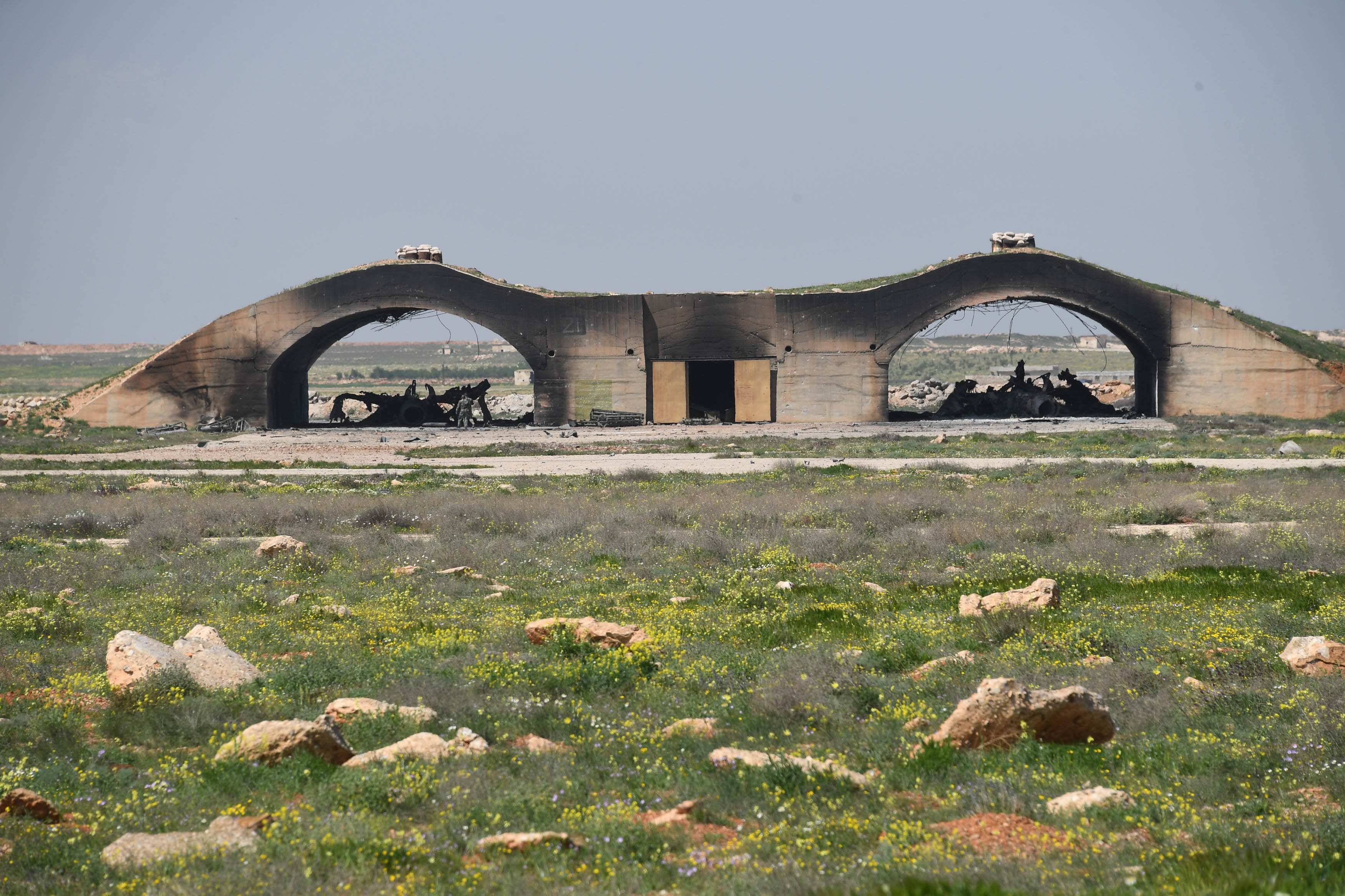 U.S. strikes Syrian military airfield