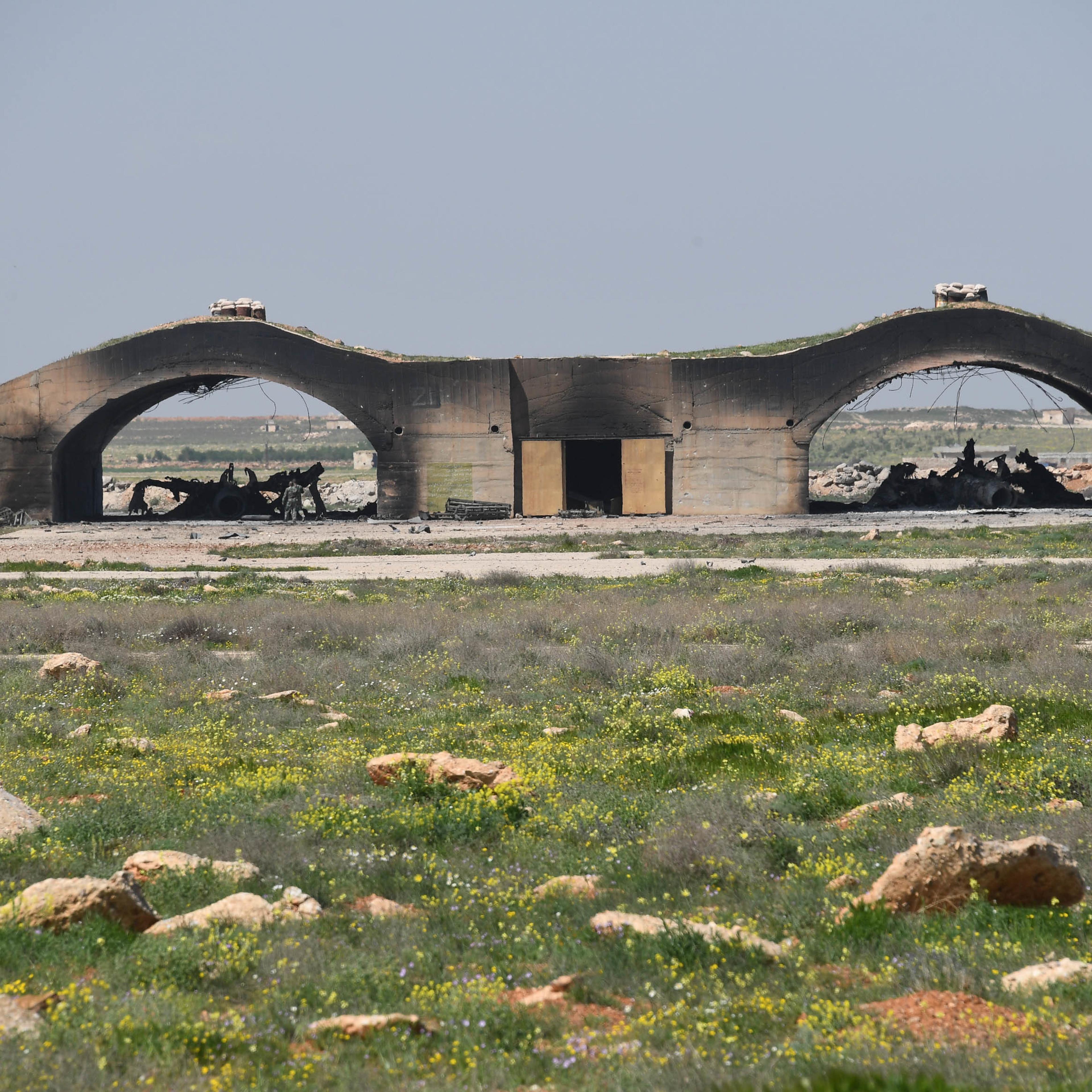 U.S. strikes Syrian military airfield