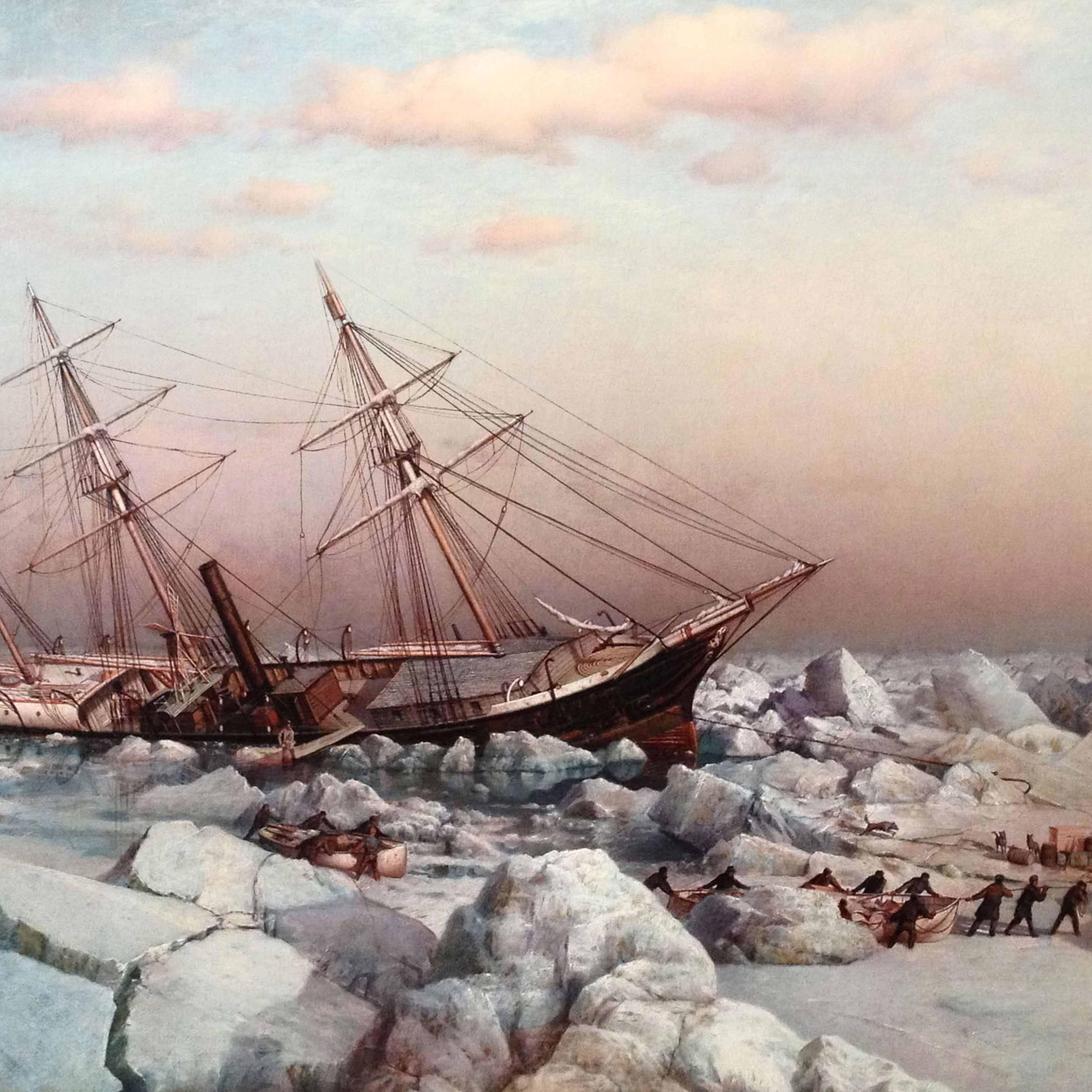 USS Jeanette Painting James G. Tyler