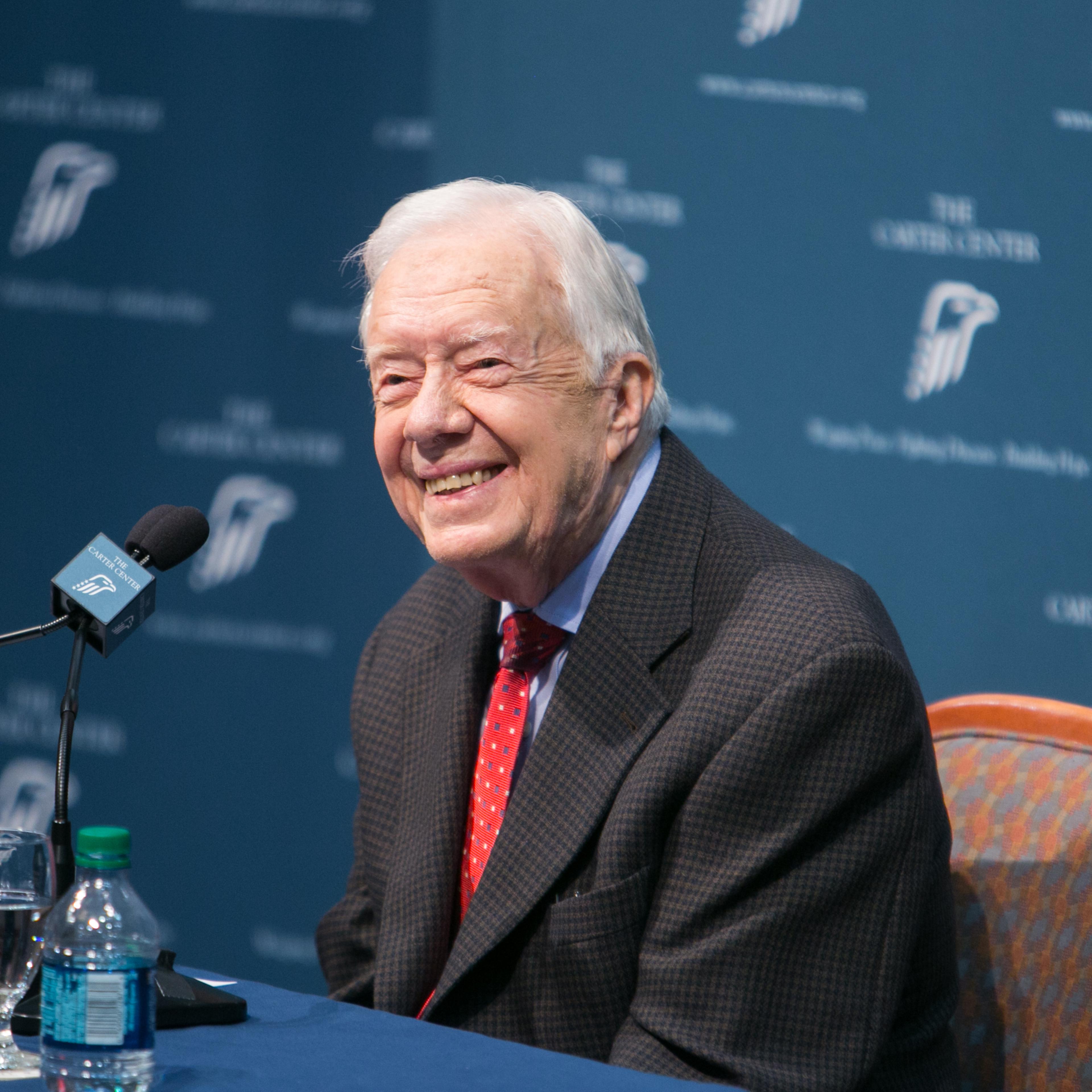 Former President Jimmy Carter Holds News Conference On His Cancer Diagnosis