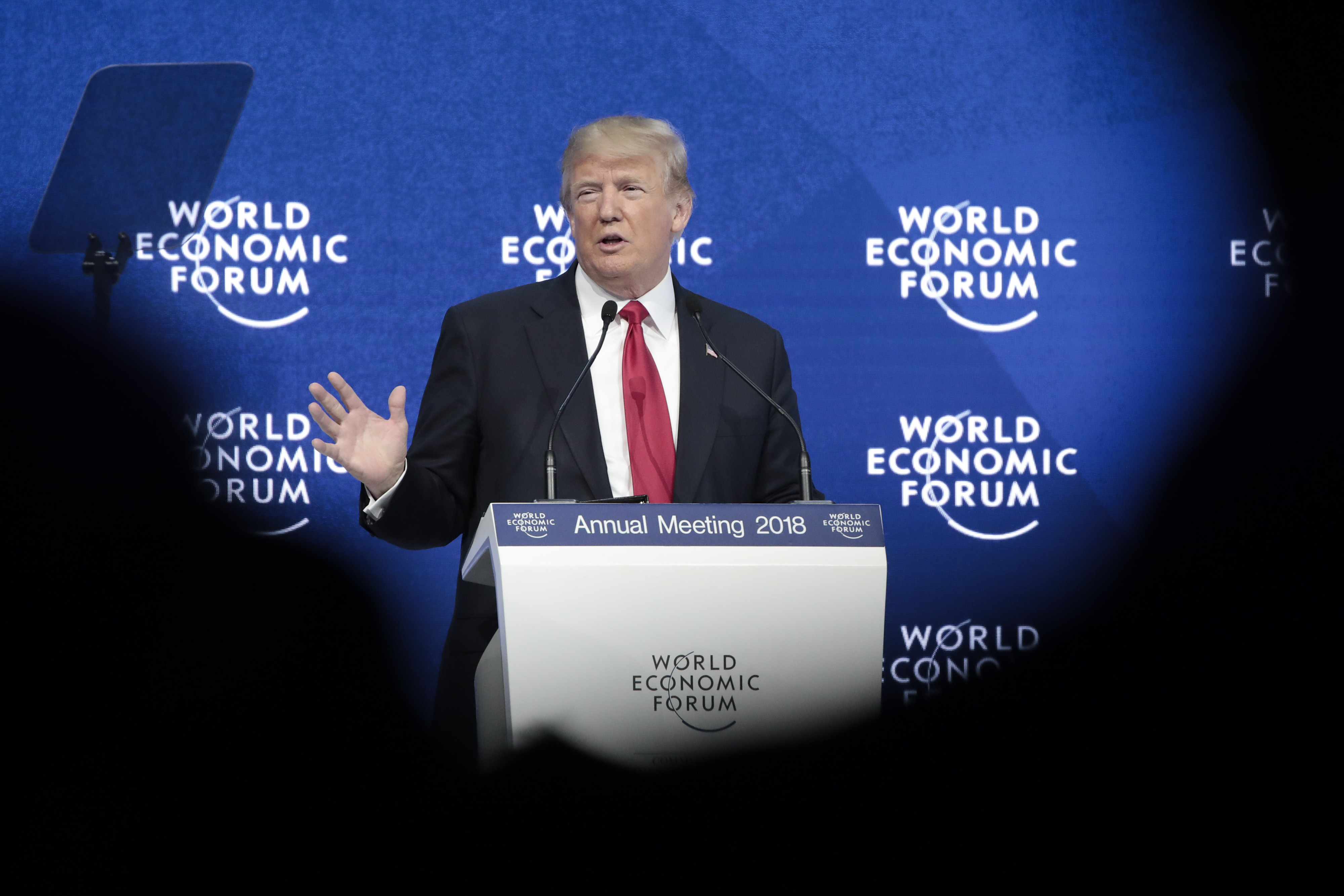 President Trump Addresses The World Economic Forum (WEF)