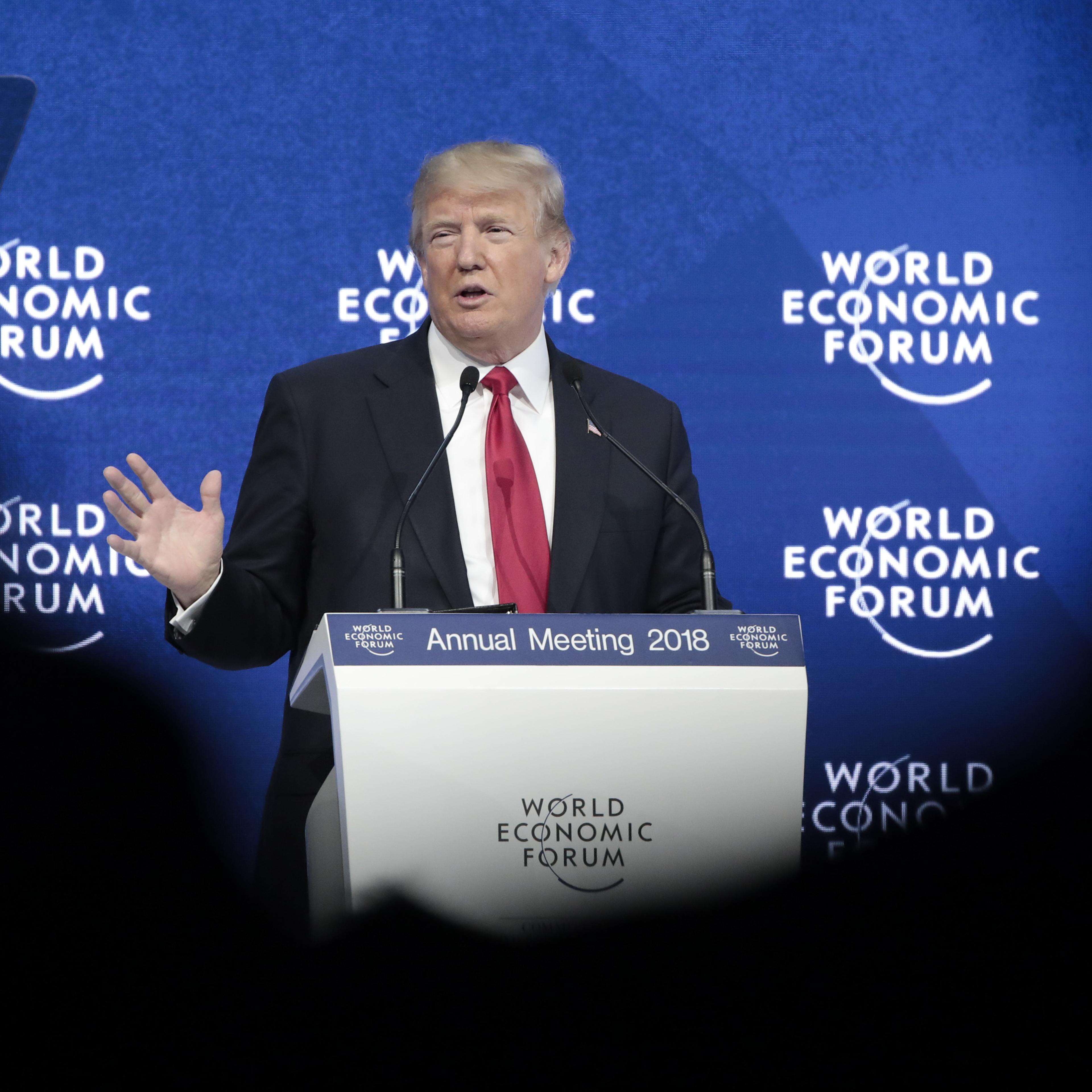 President Trump Addresses The World Economic Forum (WEF)