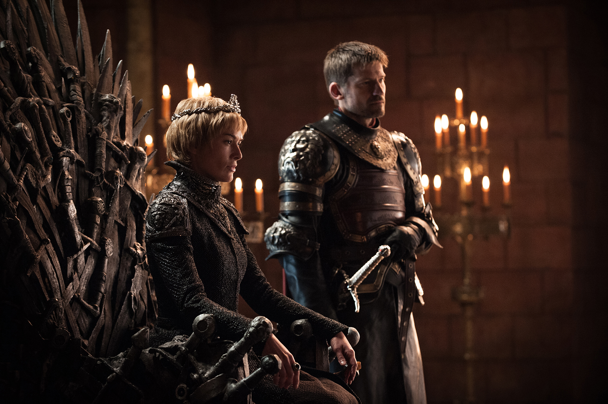 Lena Headey and Nikolaj Coster-Waldau in <i>Game of Thrones</i>
