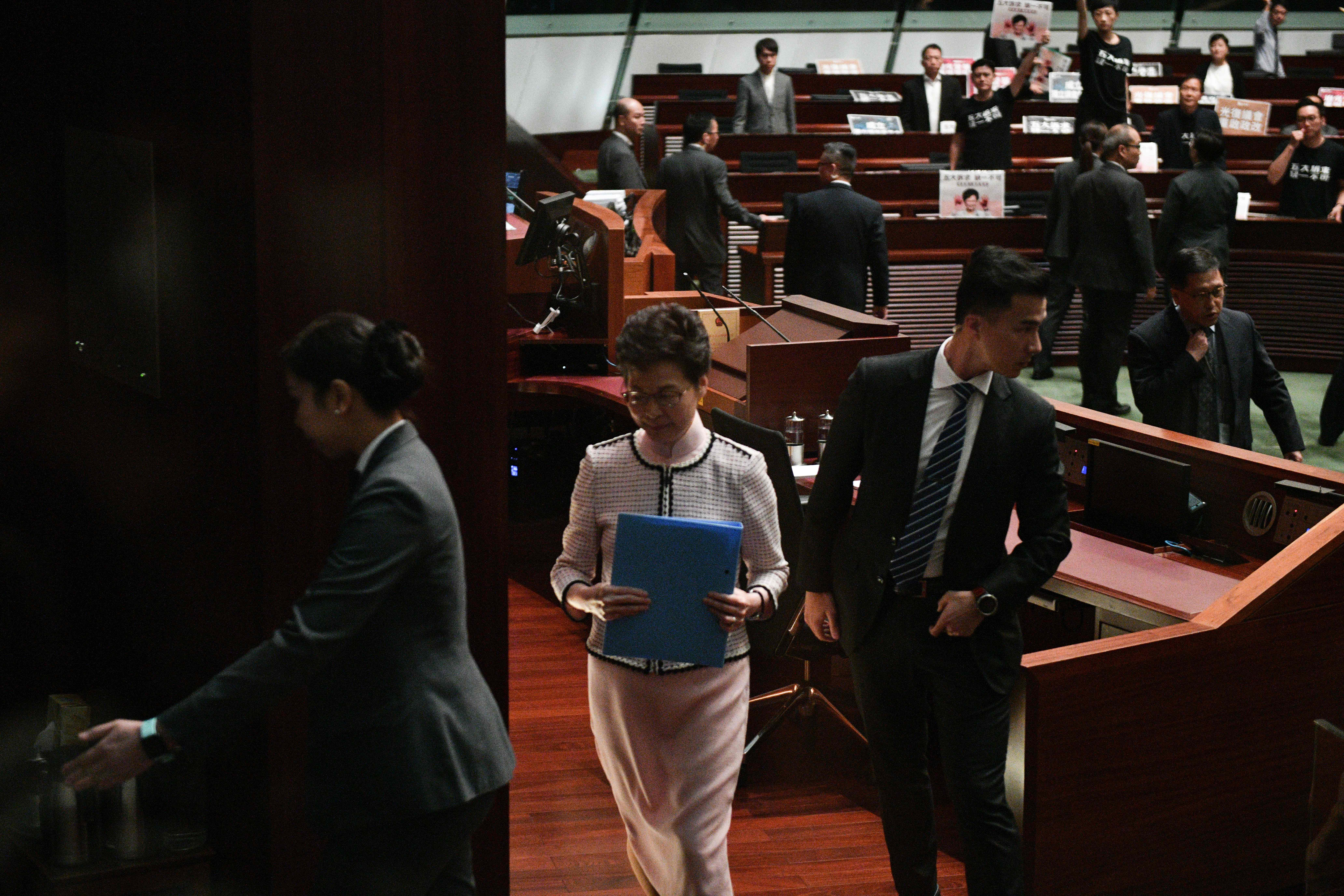 HONG KONG-CHINA-politics-CRIME-unrest