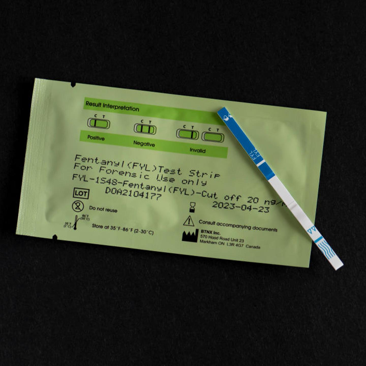Fentanyl test strip. Fentanyl test strips are a low-cost method of helping prevent drug overdoses