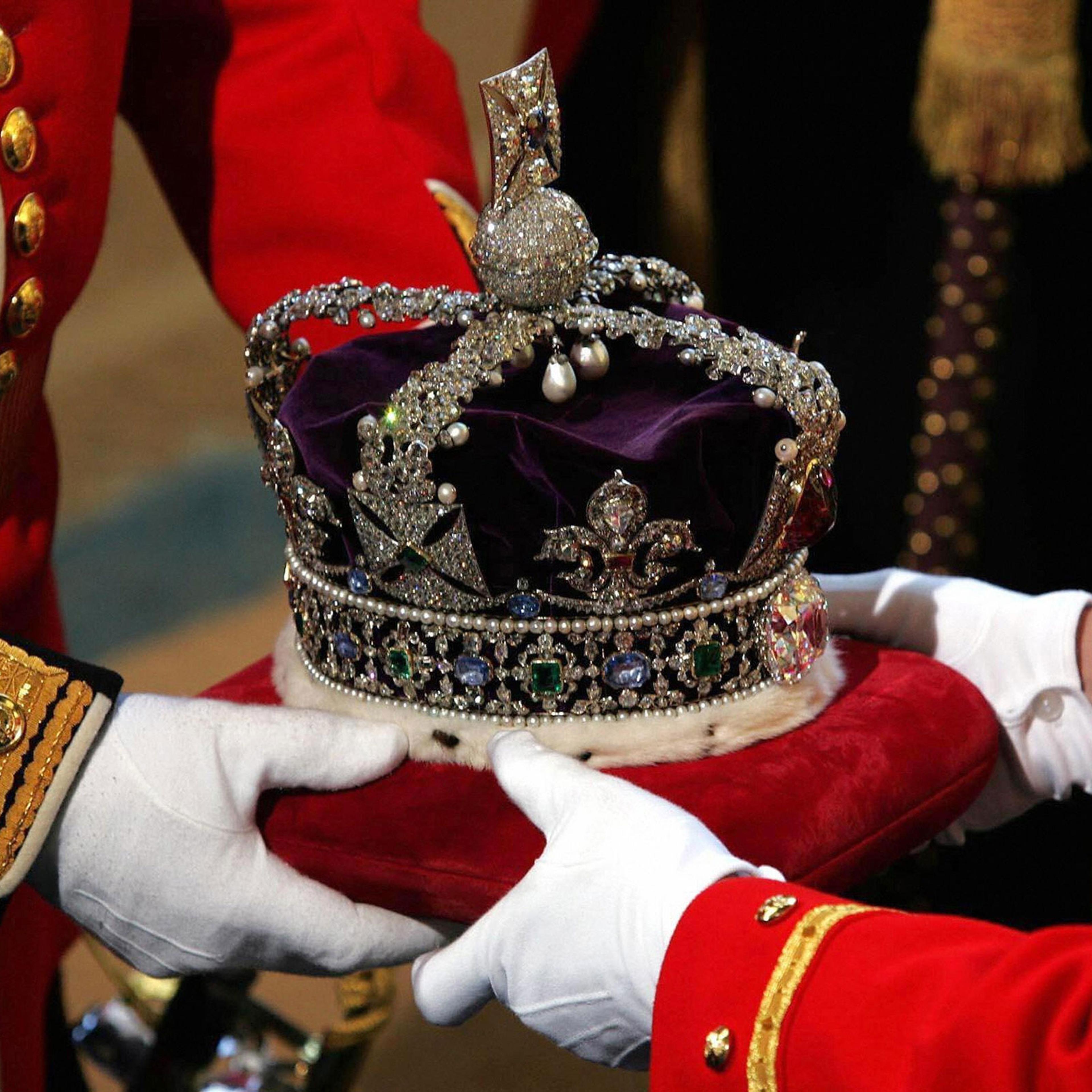 Queen Elizabeth II Officiates At State Opening Of Parliament