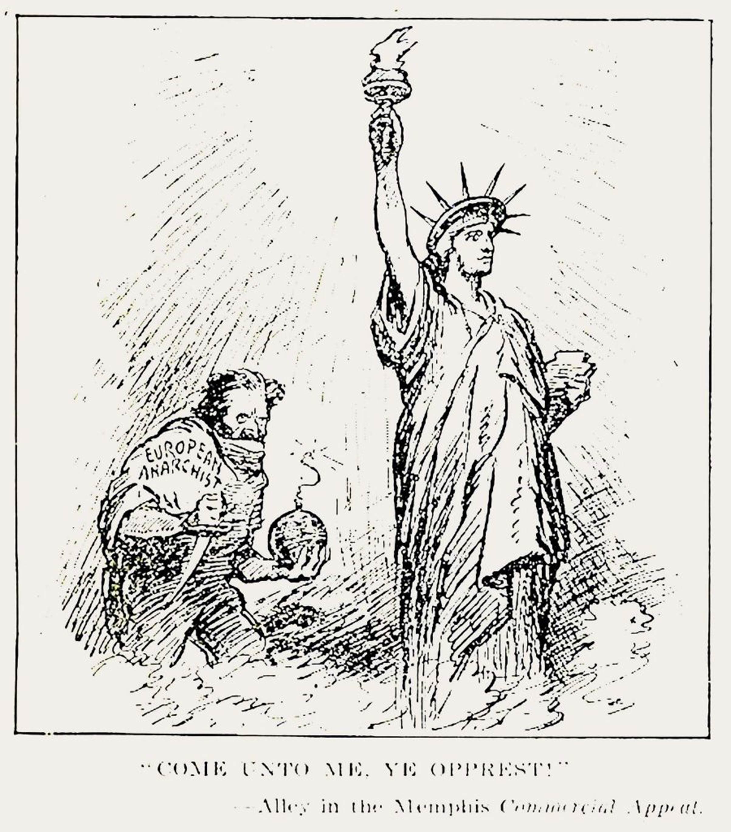 An anti-Bolshevik political cartoon published in the July 5, 1919, Literary Digest.